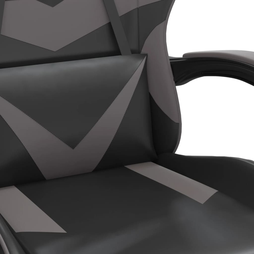 Gaming-Stuhl Drehbar Schwarz und Rot Kunstleder