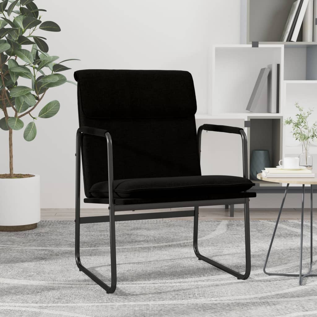 Loungesessel Hellgrau 55x64x80 cm Stoff