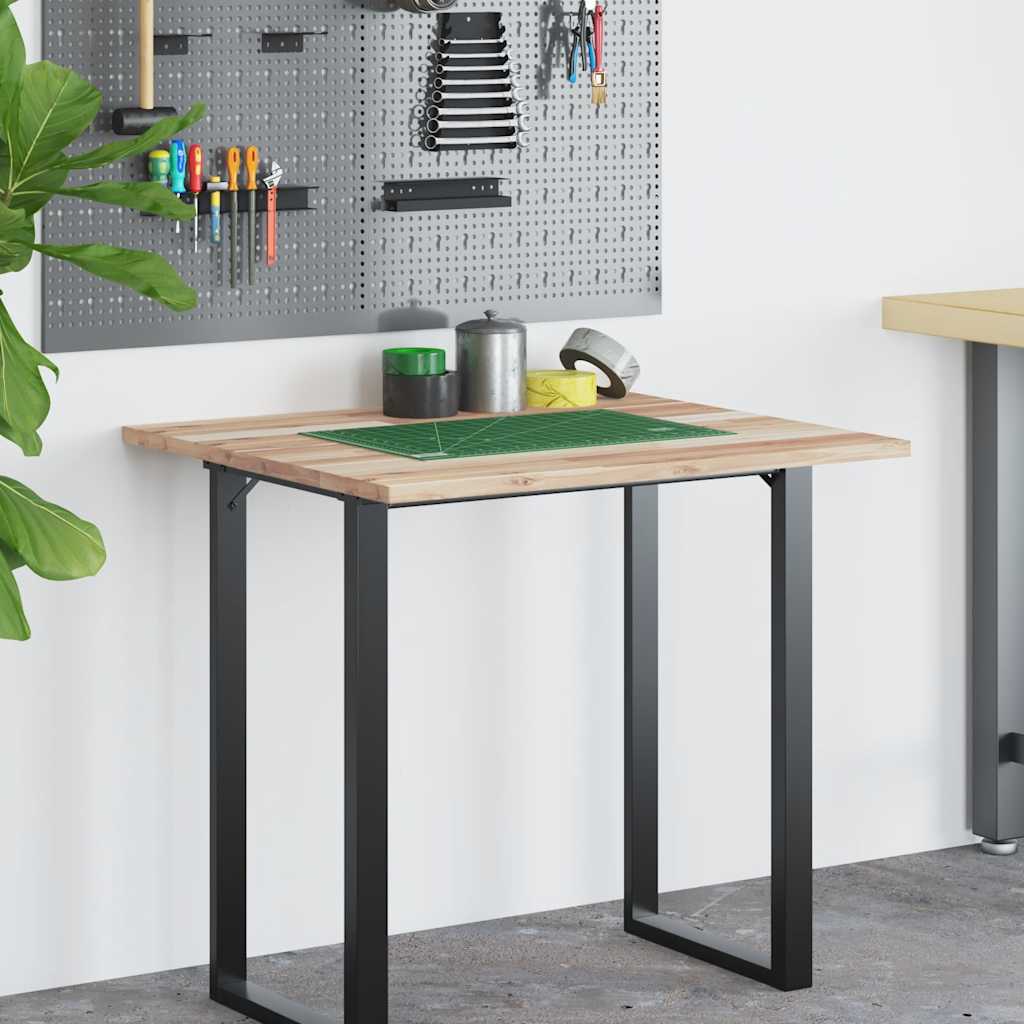 Schreibtischplatte Unbehandelt 60x50x2 cm Massivholz Akazie