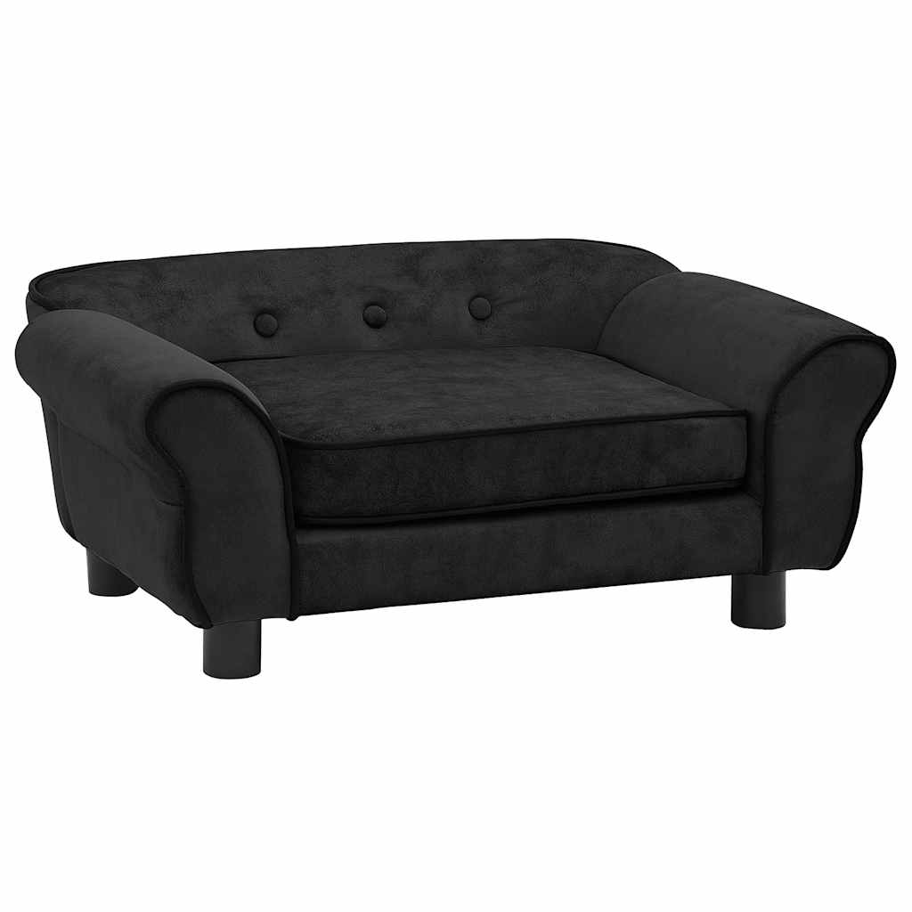 Hundesofa Dunkelgrau 72x45x30 cm Plüsch
