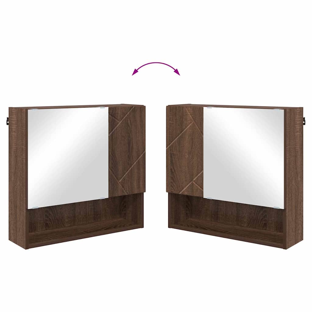 Badezimmermöbel-Set mit Tür 2 pcs Weiß Holzwerkstoff & Metall