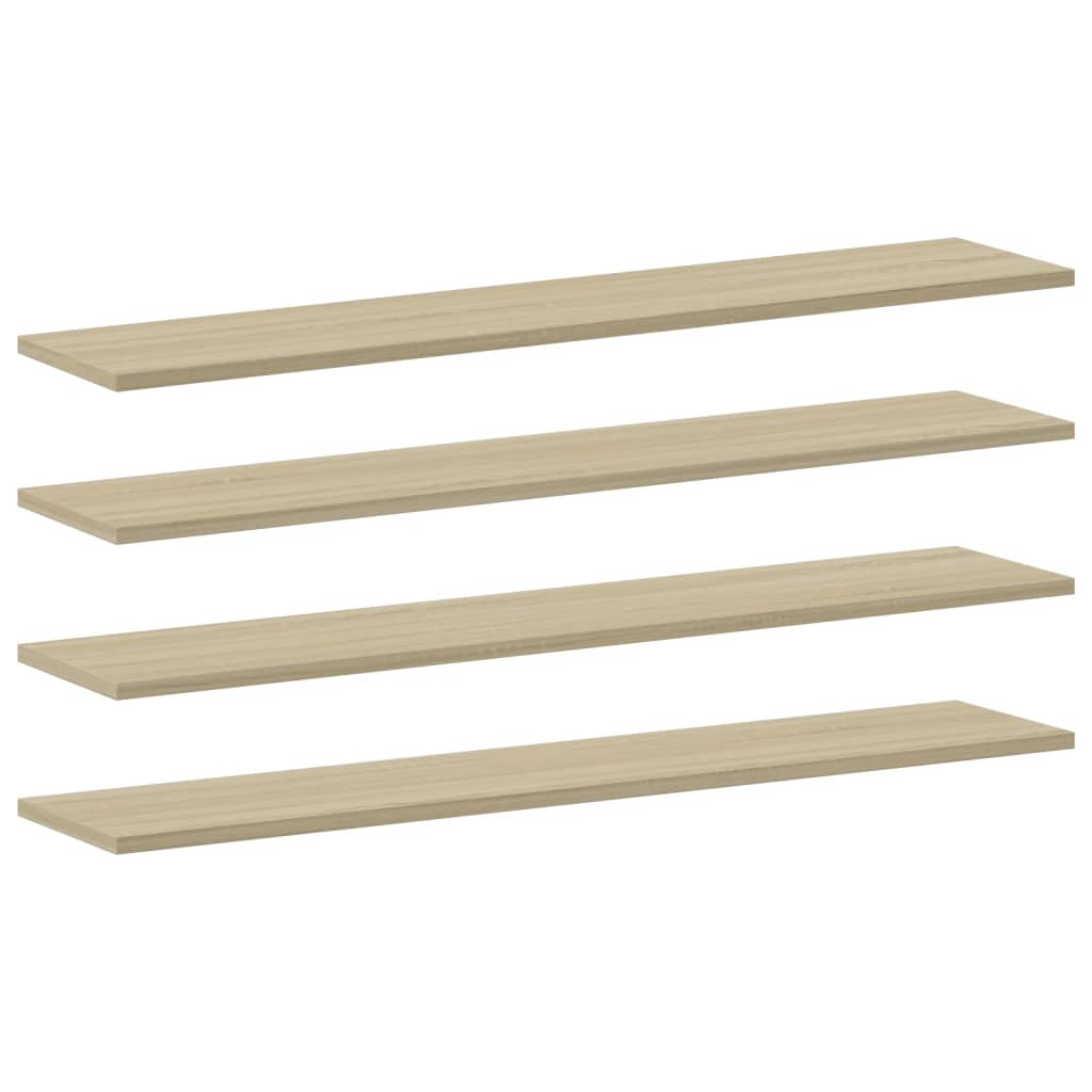 Bücherregal-Bretter 4 Stk. Weiß 40x10x1,5 cm Holzwerkstoff