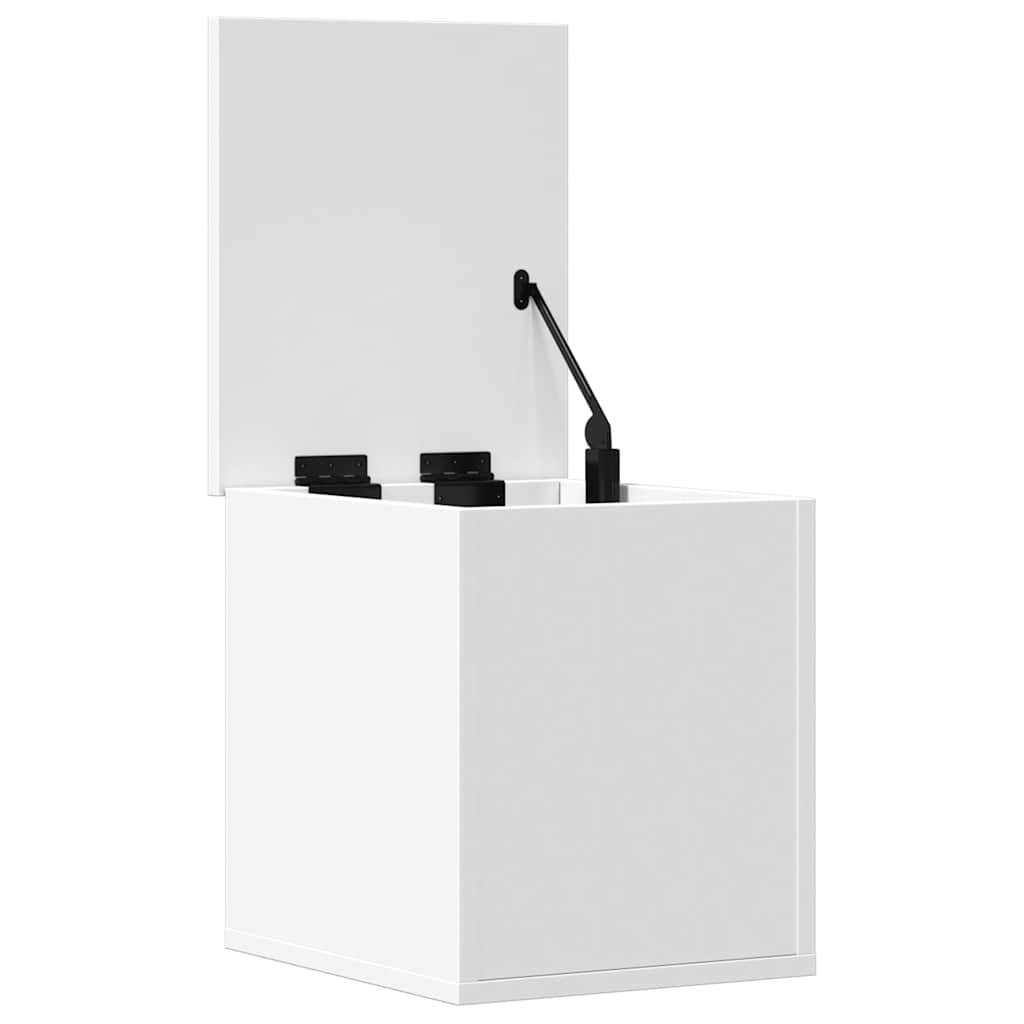 Aufbewahrungstruhe Weiß 84x42x46 cm Holzwerkstoff