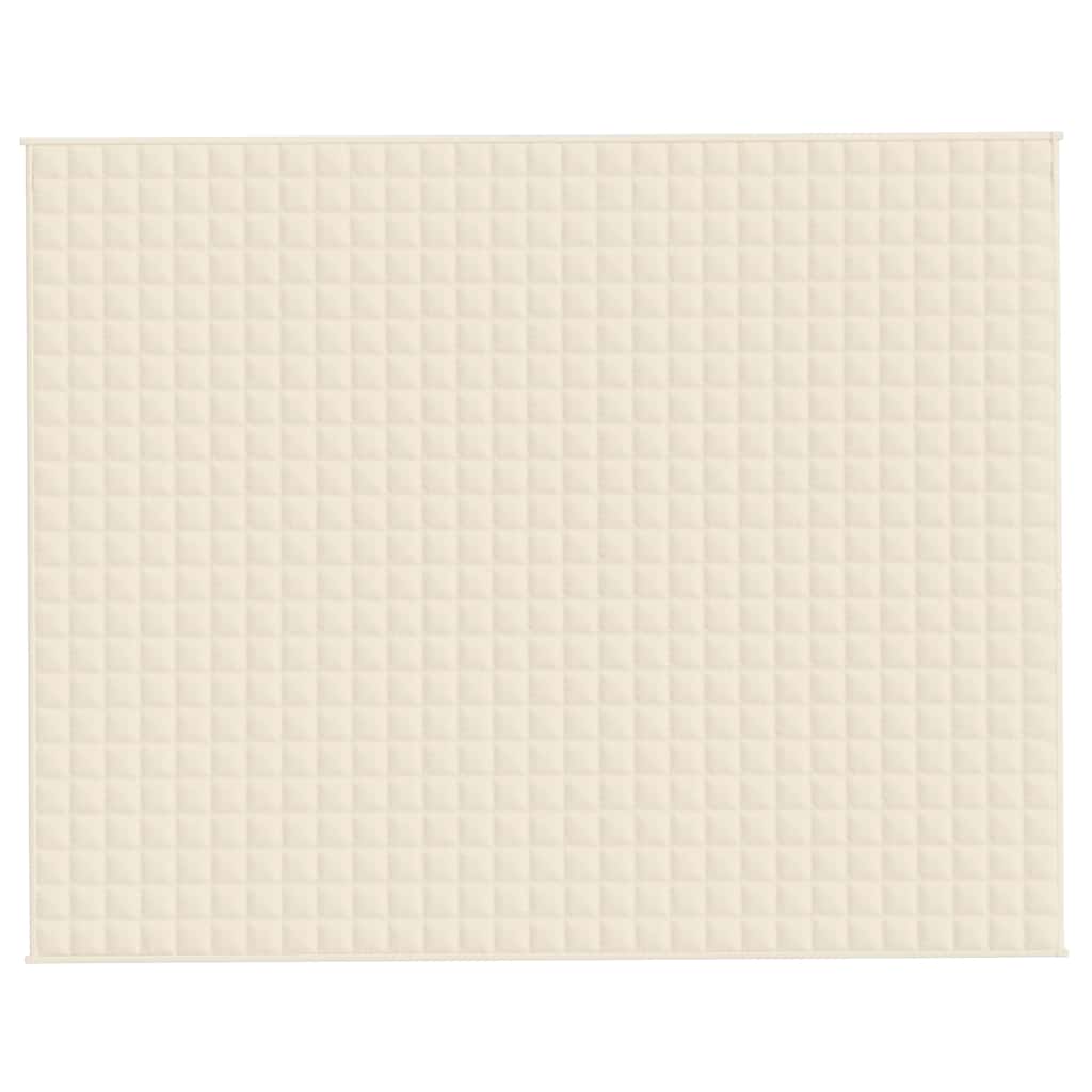 Gewichtsdecke Grau 122x183 cm 5 kg Stoff