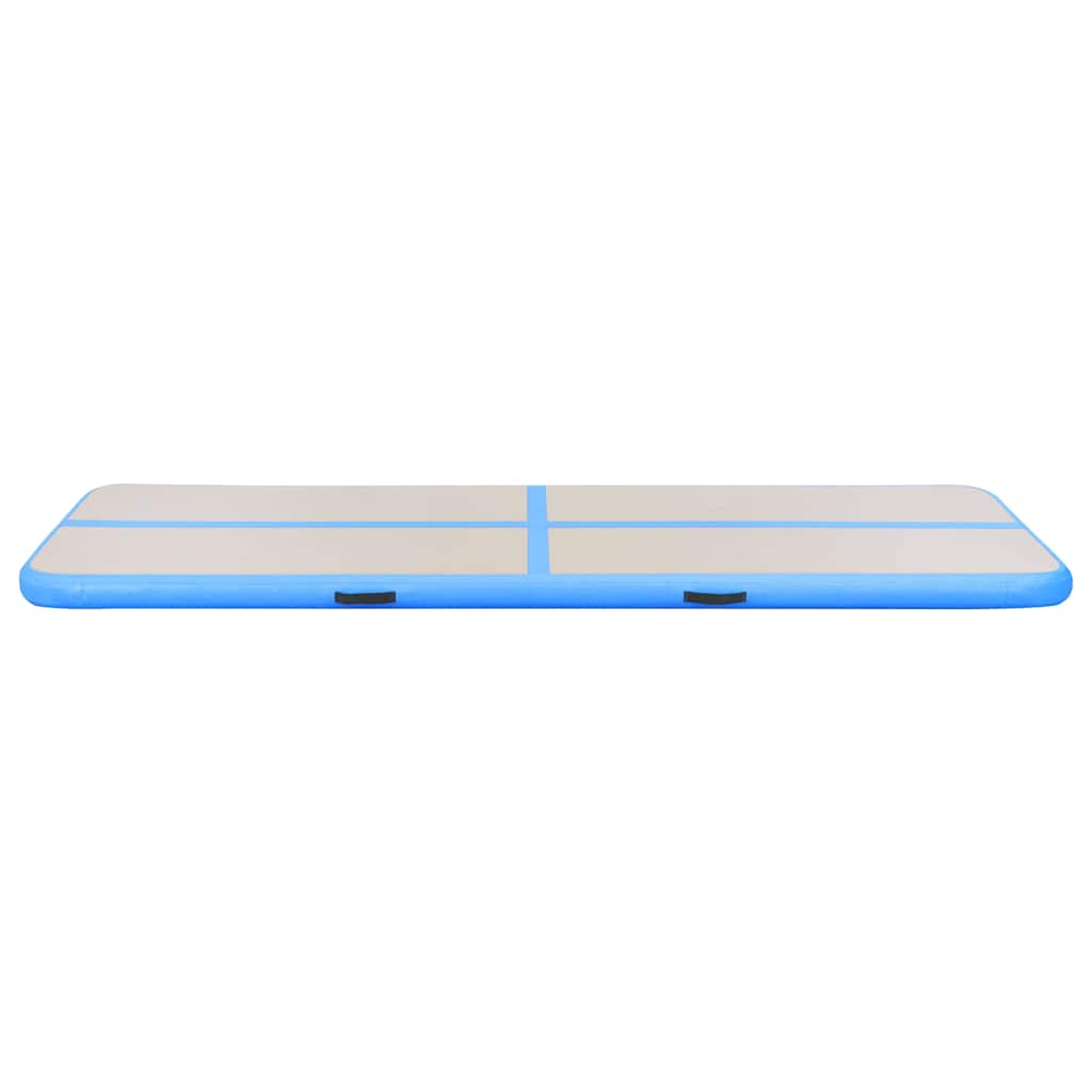 Aufblasbare Gymnastikmatte mit Pumpe 300×100×10 cm PVC Rosa