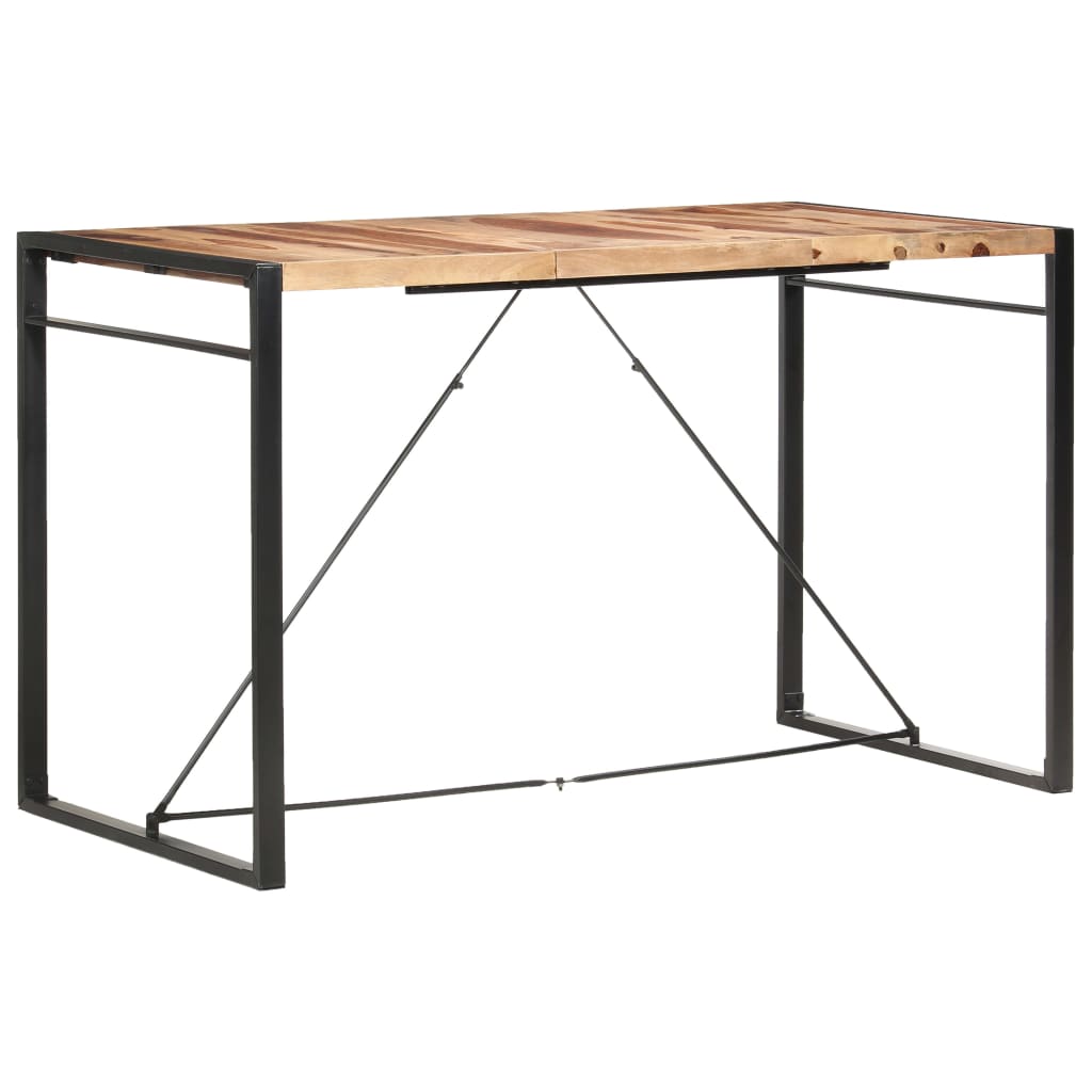 Bartisch 110 x 60 x 110 cm Massivholz Mango