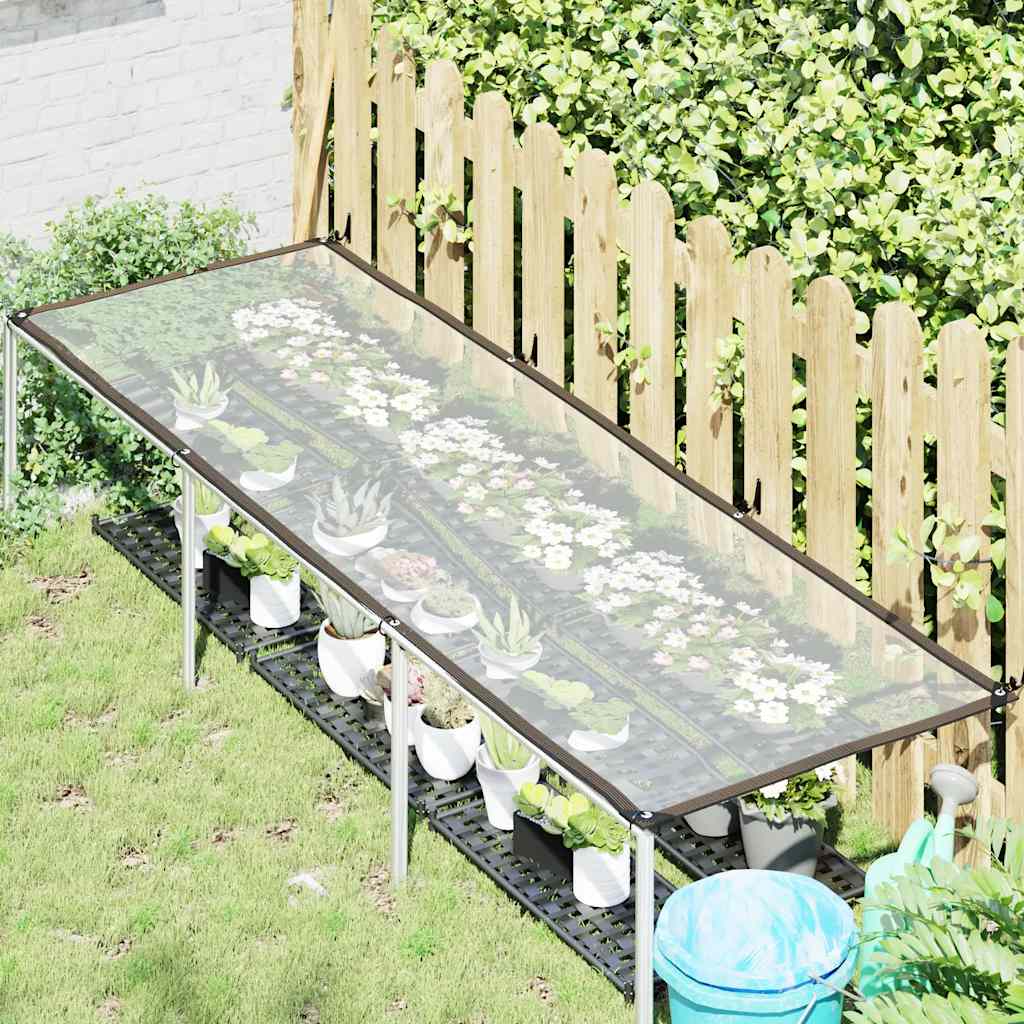 Transparente Plane mit Ösen 1x2 m Polyethylen