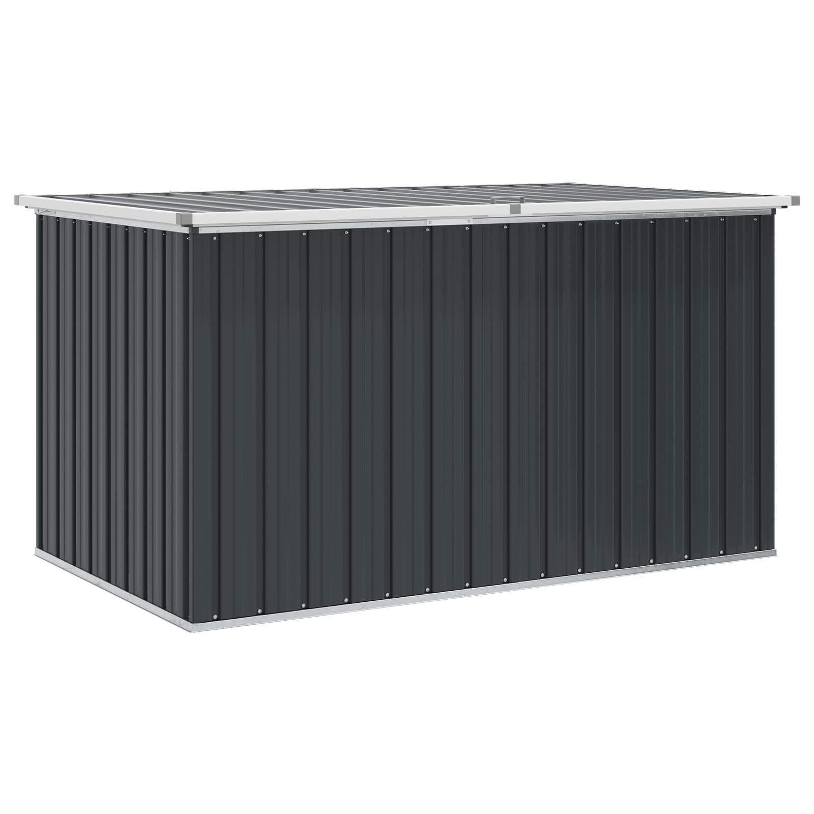 Außenlagerbox Holz 109 x 67 x 65 cm Verzinkter Stahl