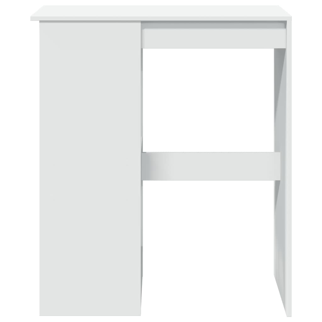Bartisch mit Regal Schwarz Eichen-Optik 90 x 47,5 x 103,5 cm