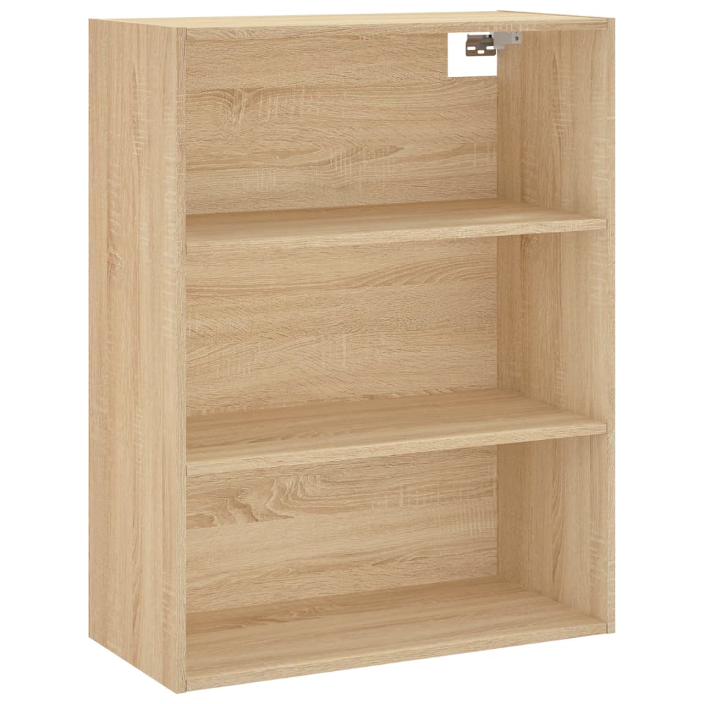 Highboard Betongrau 69,5x34x180 cm Holzwerkstoff