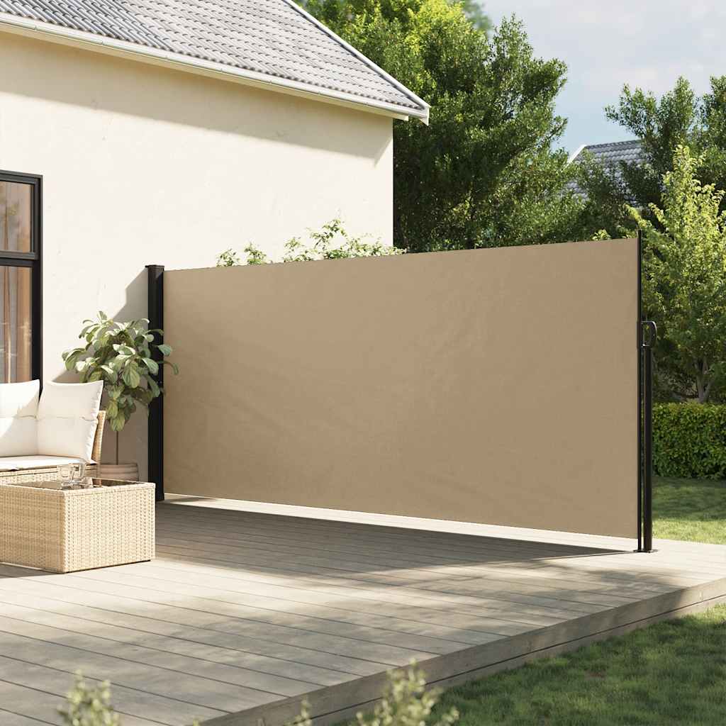 Seitenmarkise Ausziehbar Schwarz 100x300 cm