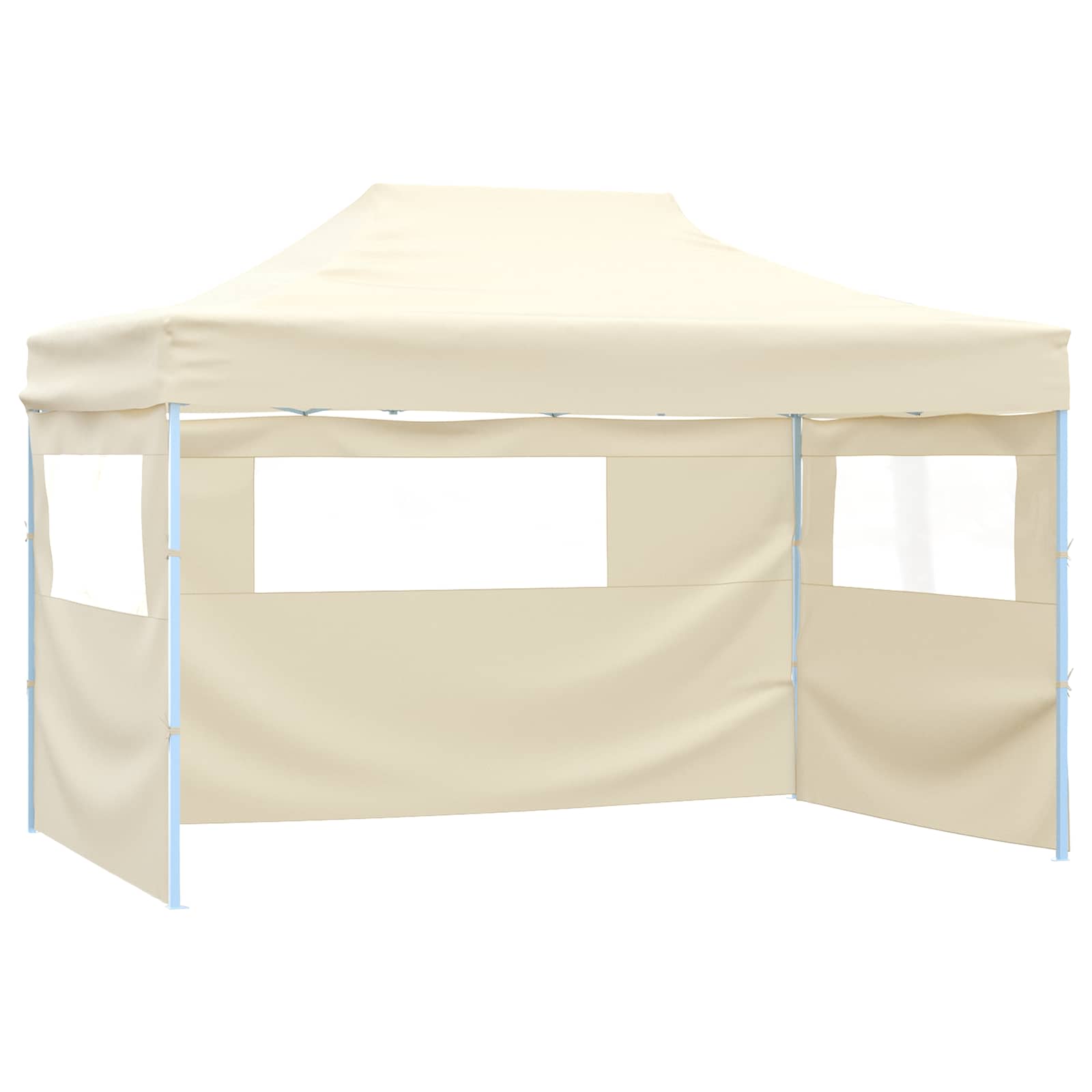 Partyzelt Faltbar Pop-Up Beige 410x279x315 cm