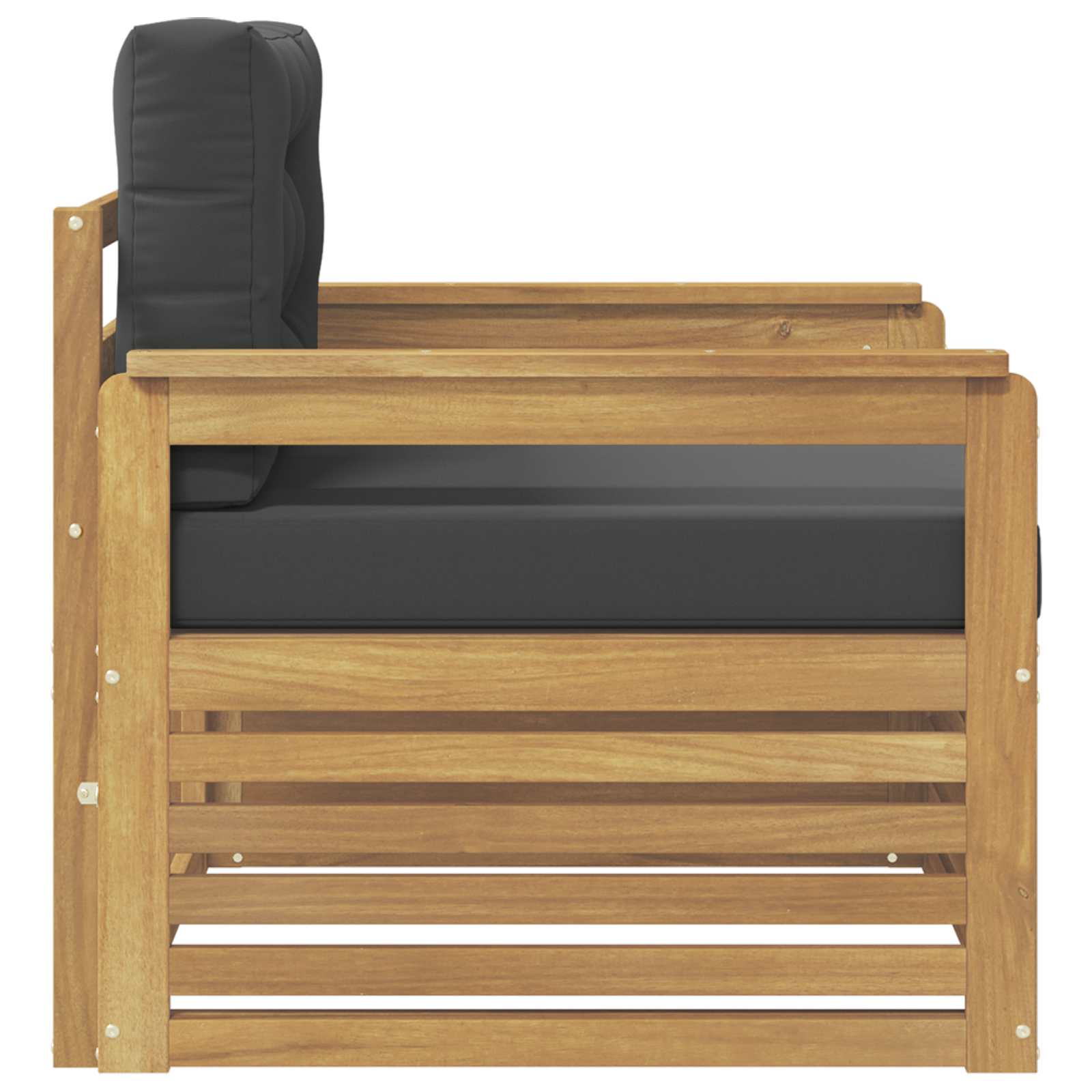 2 Stück Outdoor-Sofa Natur
