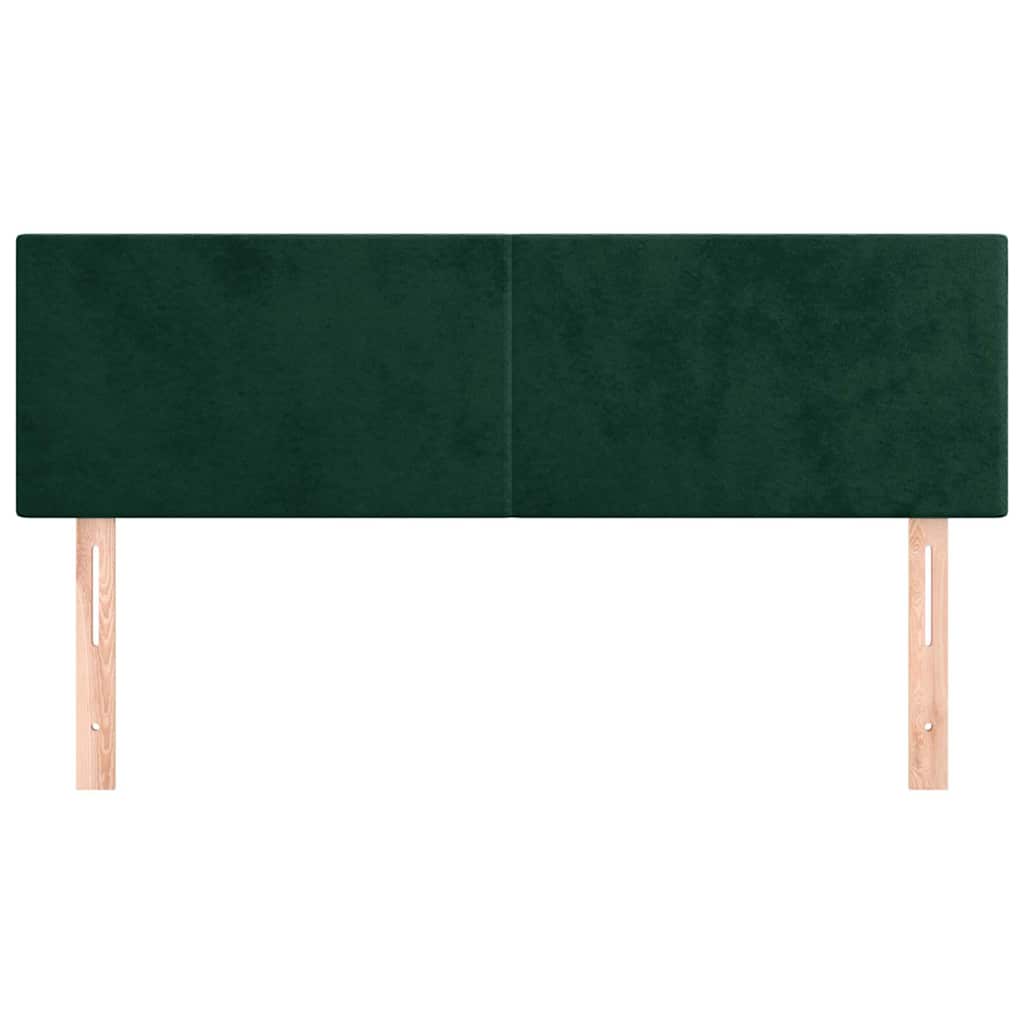 Kopfteil Hellgrau 80x5x118/128 cm Samt