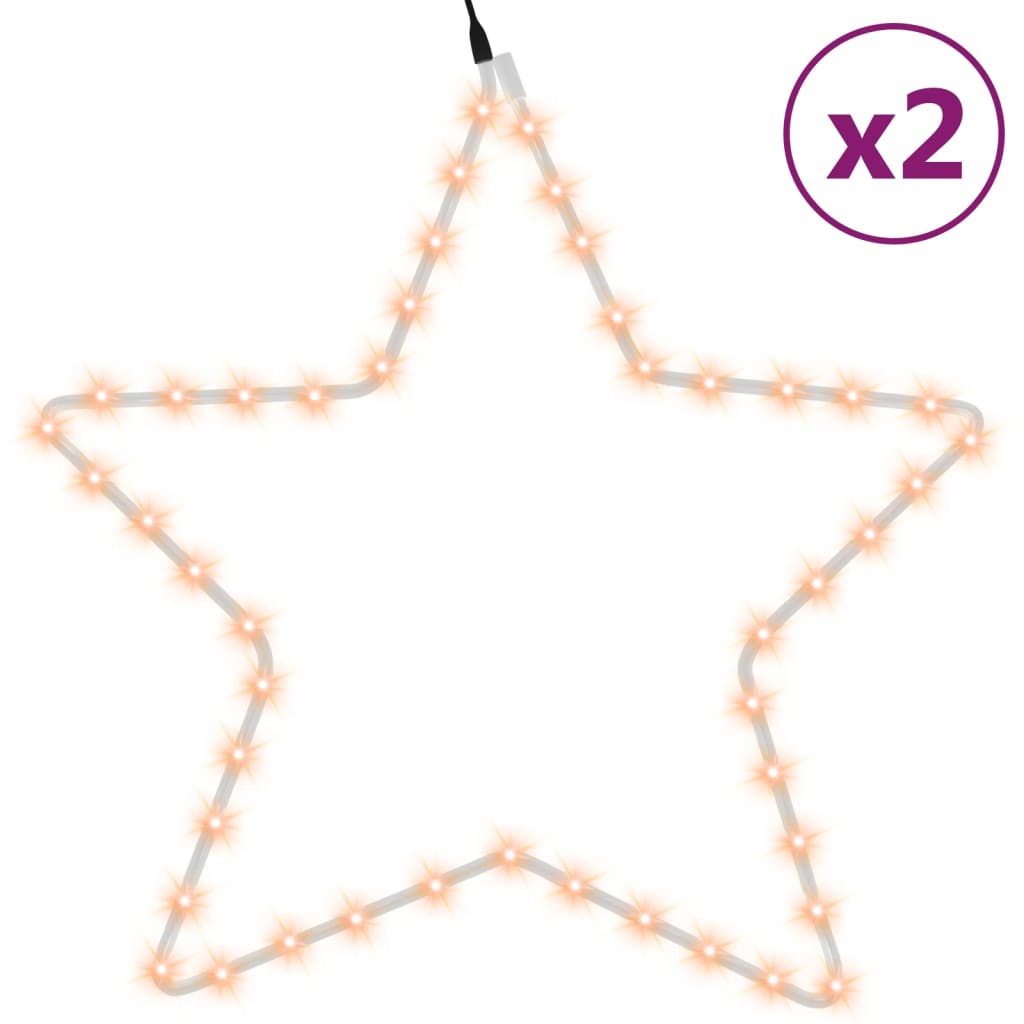 LED-Silhouette Weihnachtsstern 48 LEDs Warmweiß 56 cm
