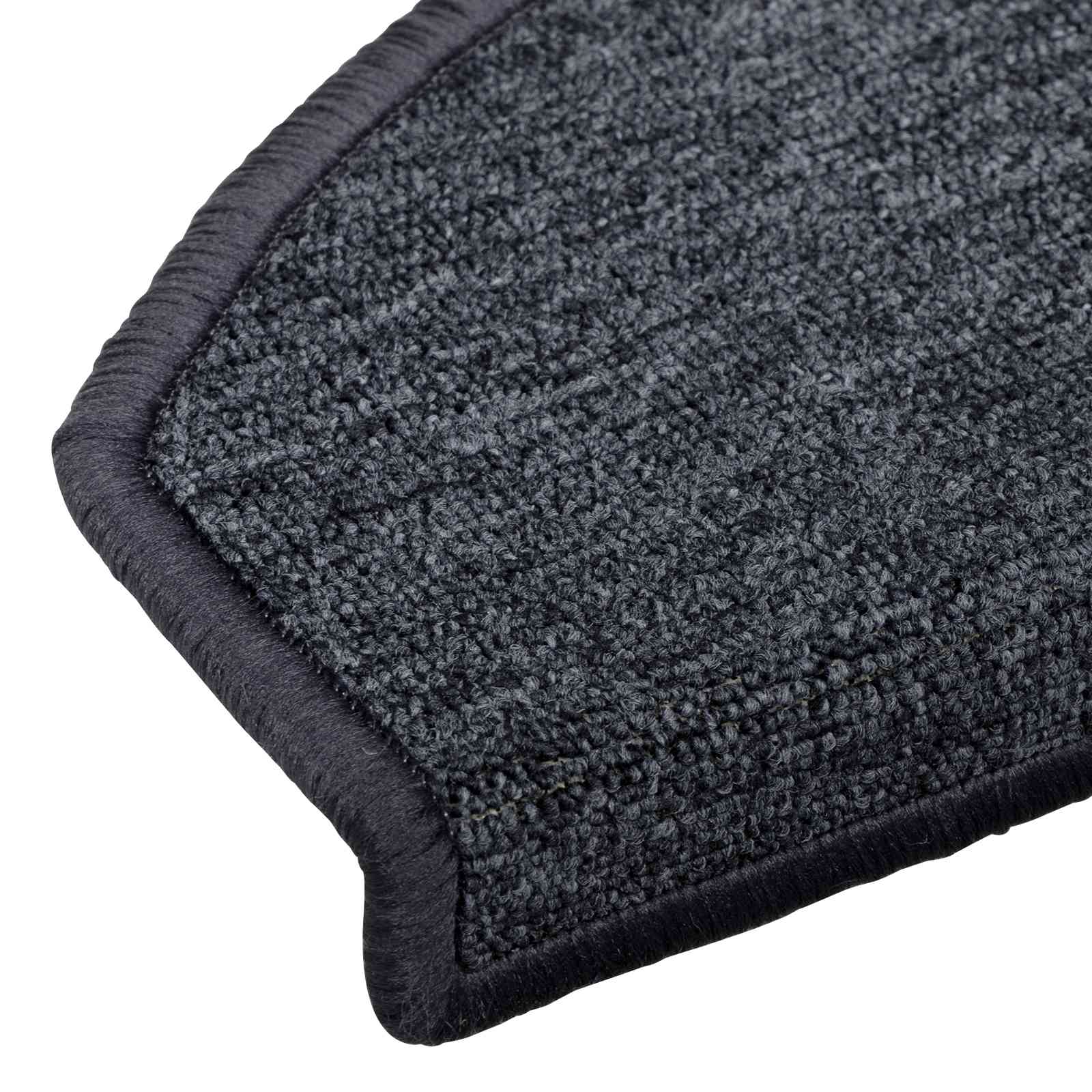 Stufenmatten 15 Stk. 56x17x3 cm Anthrazit Halbrund