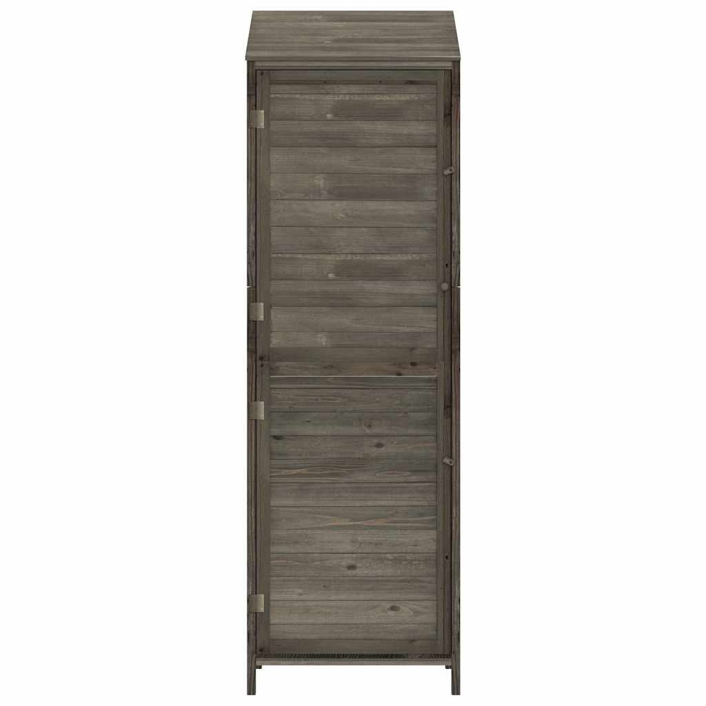 Geräteschuppen 55x52x174,5 cm Massivholz Tanne