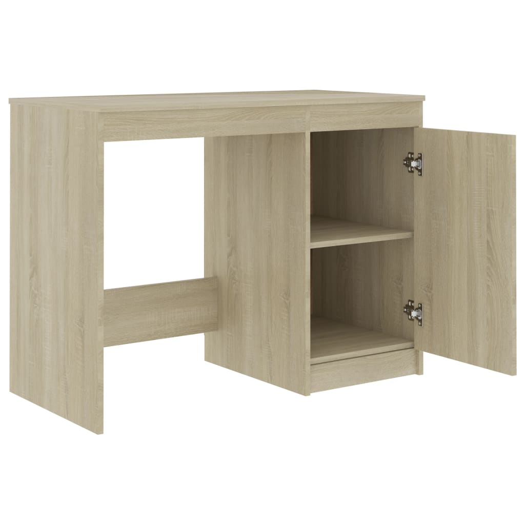 Schreibtisch Weiß 100×50×76 cm Holzwerkstoff