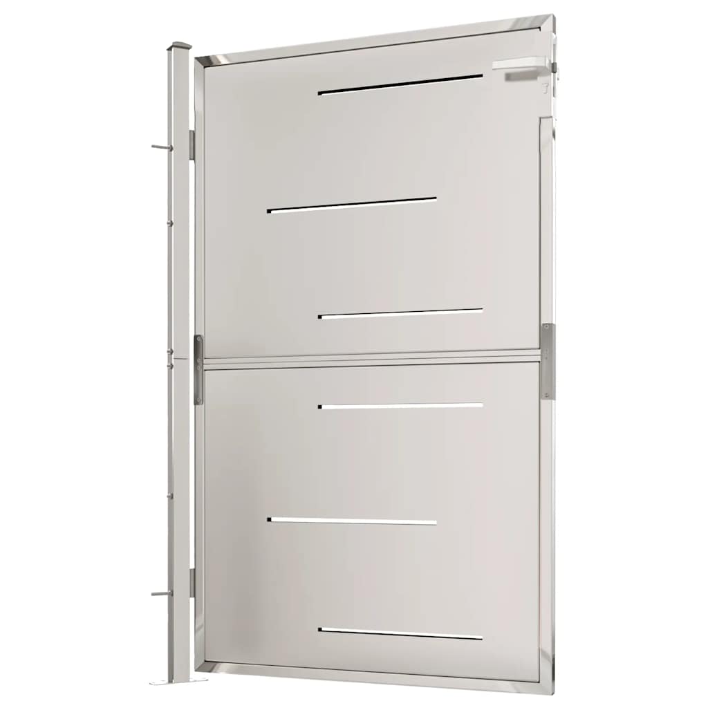 Gartentor 100 x 95 cm Edelstahl