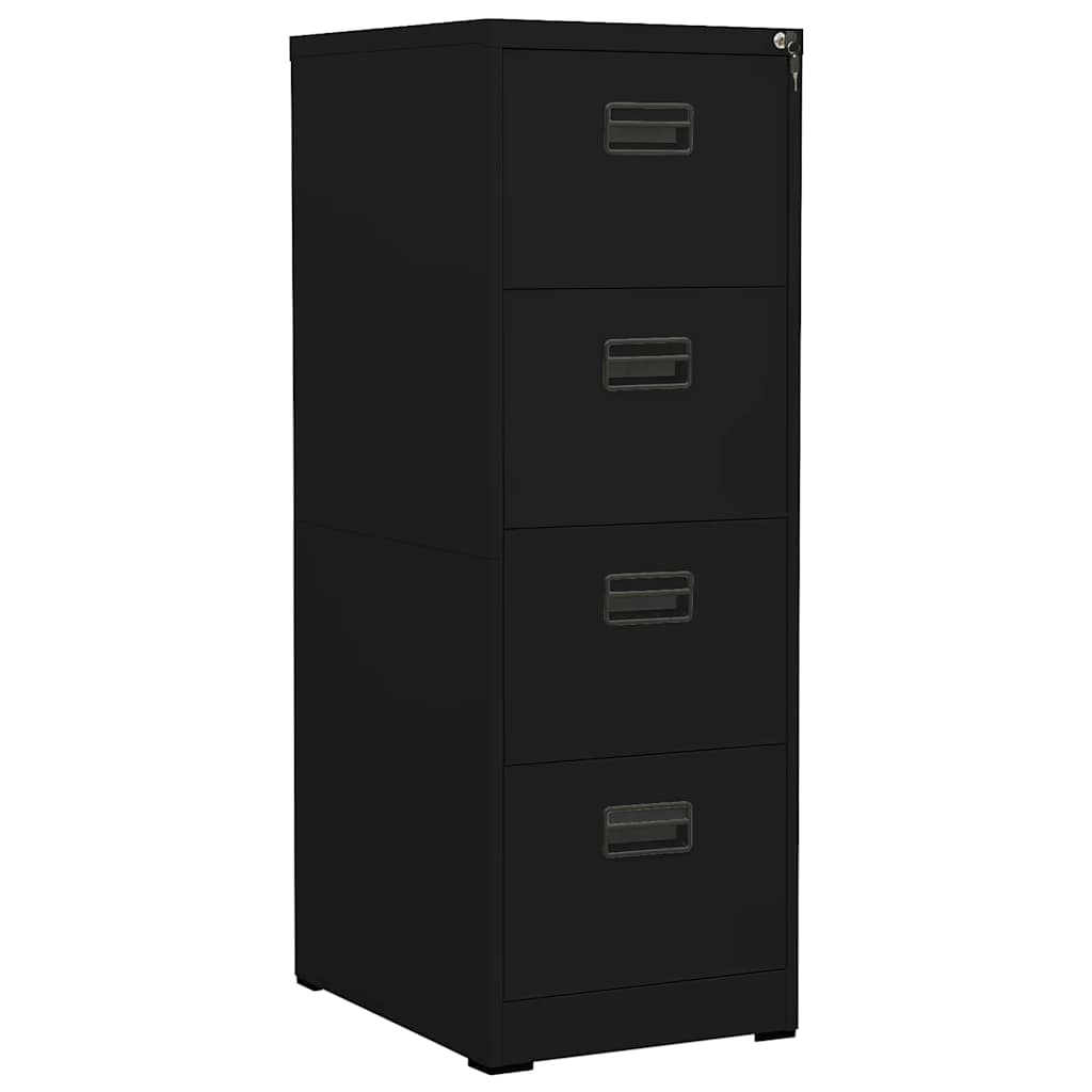 Aktenschrank Weiß 46x62x72,5 cm Stahl