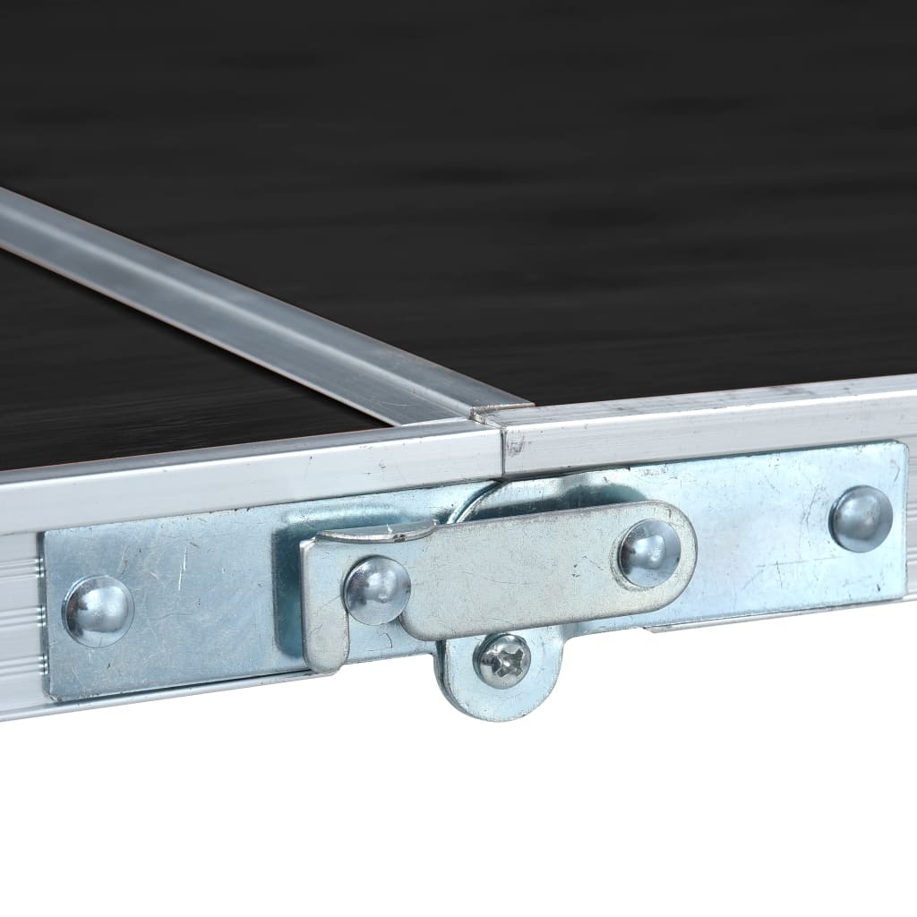 Campingtisch Klappbar Grau Aluminium 120x60 cm