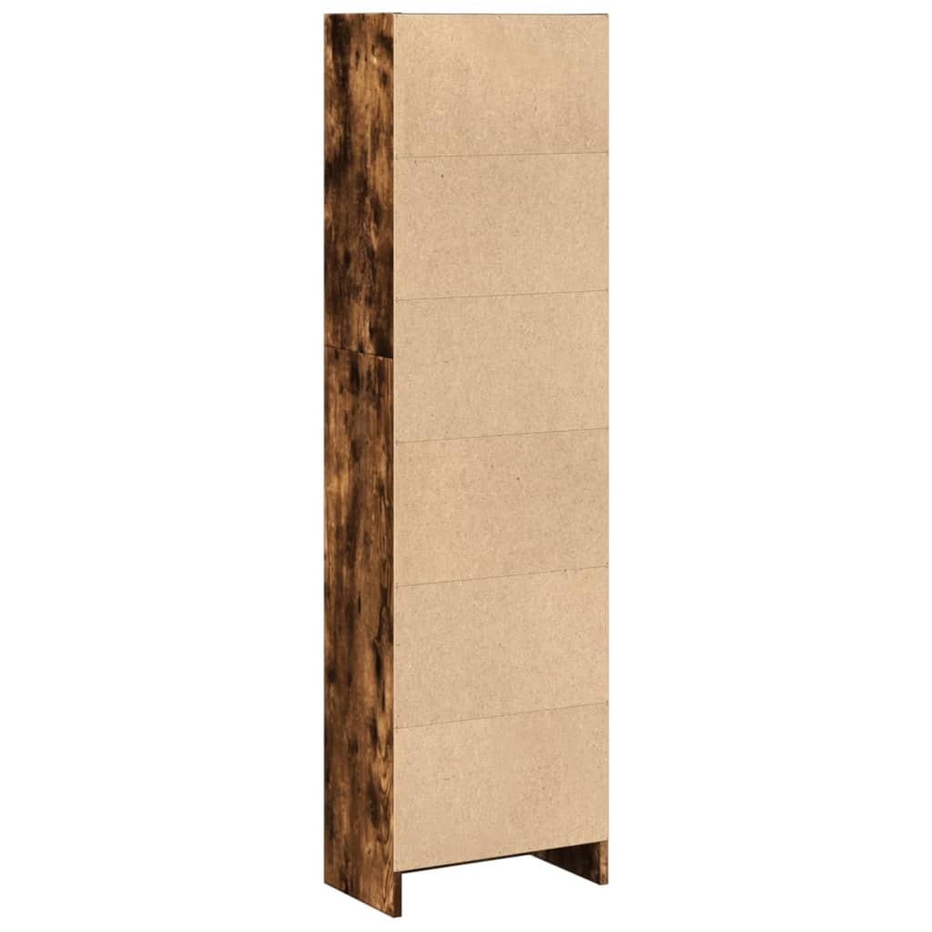 Bücherregal Weiß 40x24x75 cm Holzwerkstoff