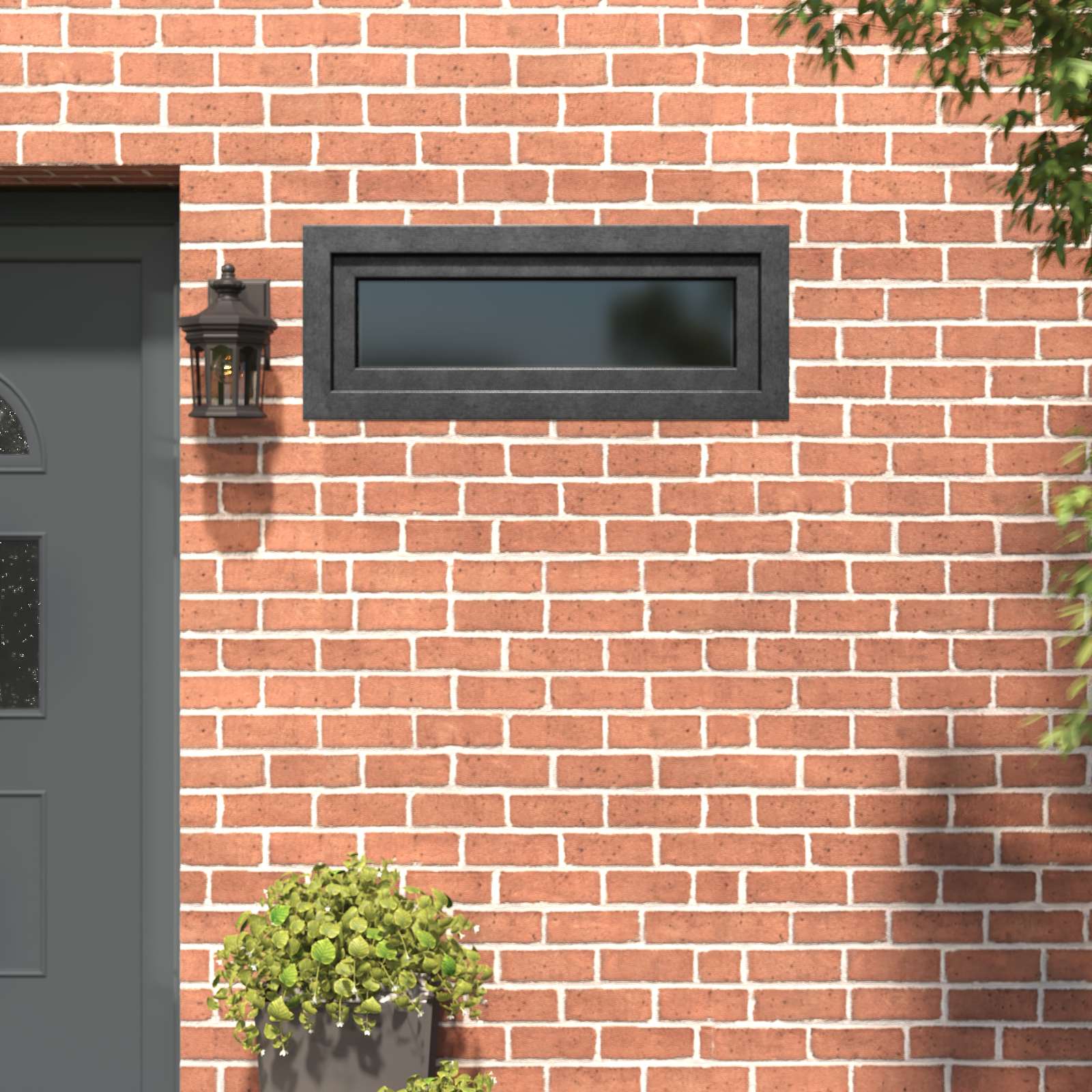 Kellerfenster RISOR 60 x 40 cm PVC und Glas Weiß
