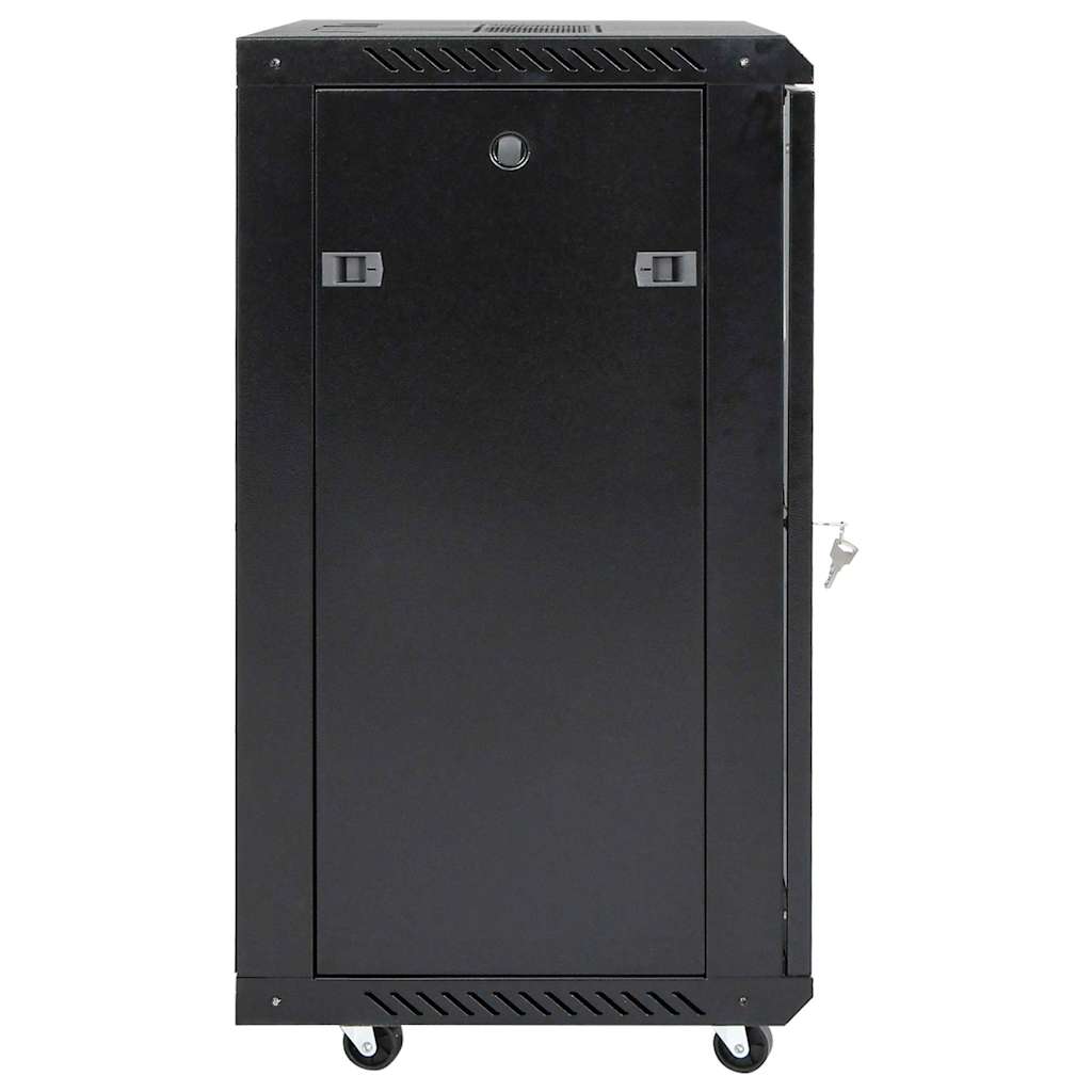 15U Netzwerkschrank 19" IP20 Schwarz 60x45x86 cm