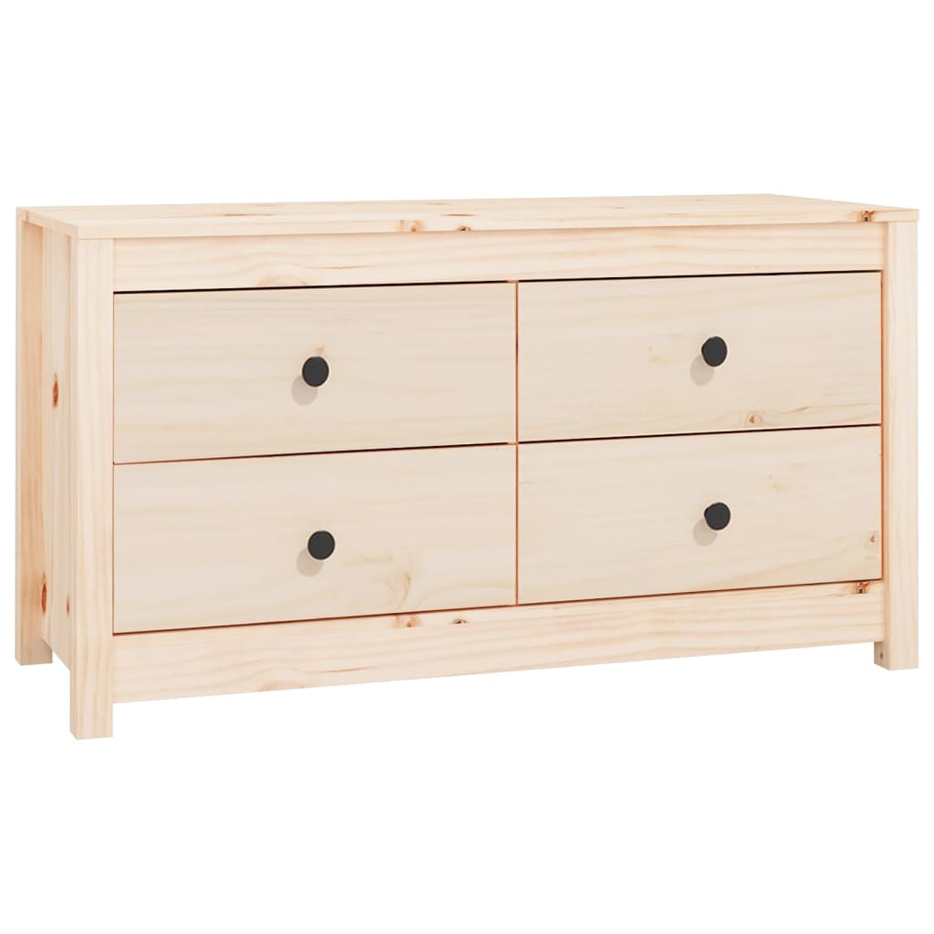 Beistellschrank 100x40x72 cm Massivholz Kiefer