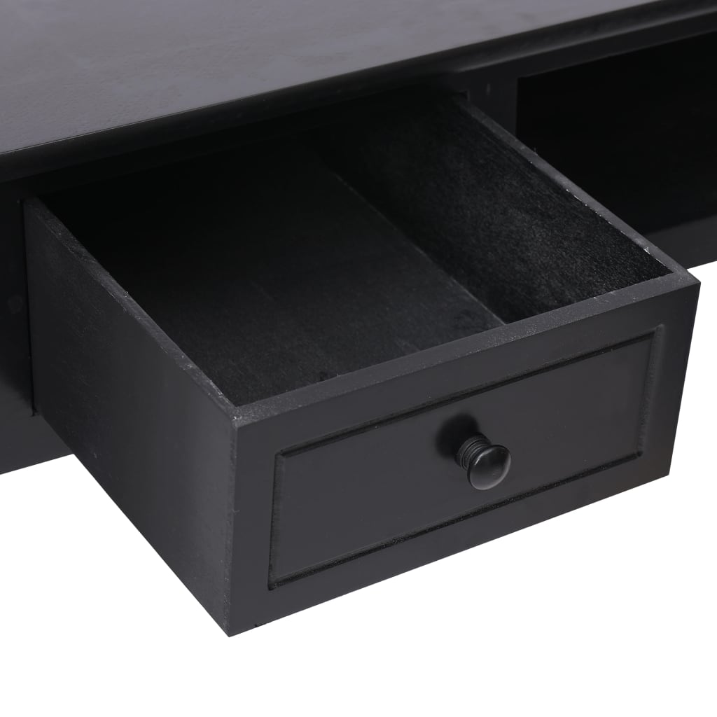 Schreibtisch Grau 110×45×76 cm Holz