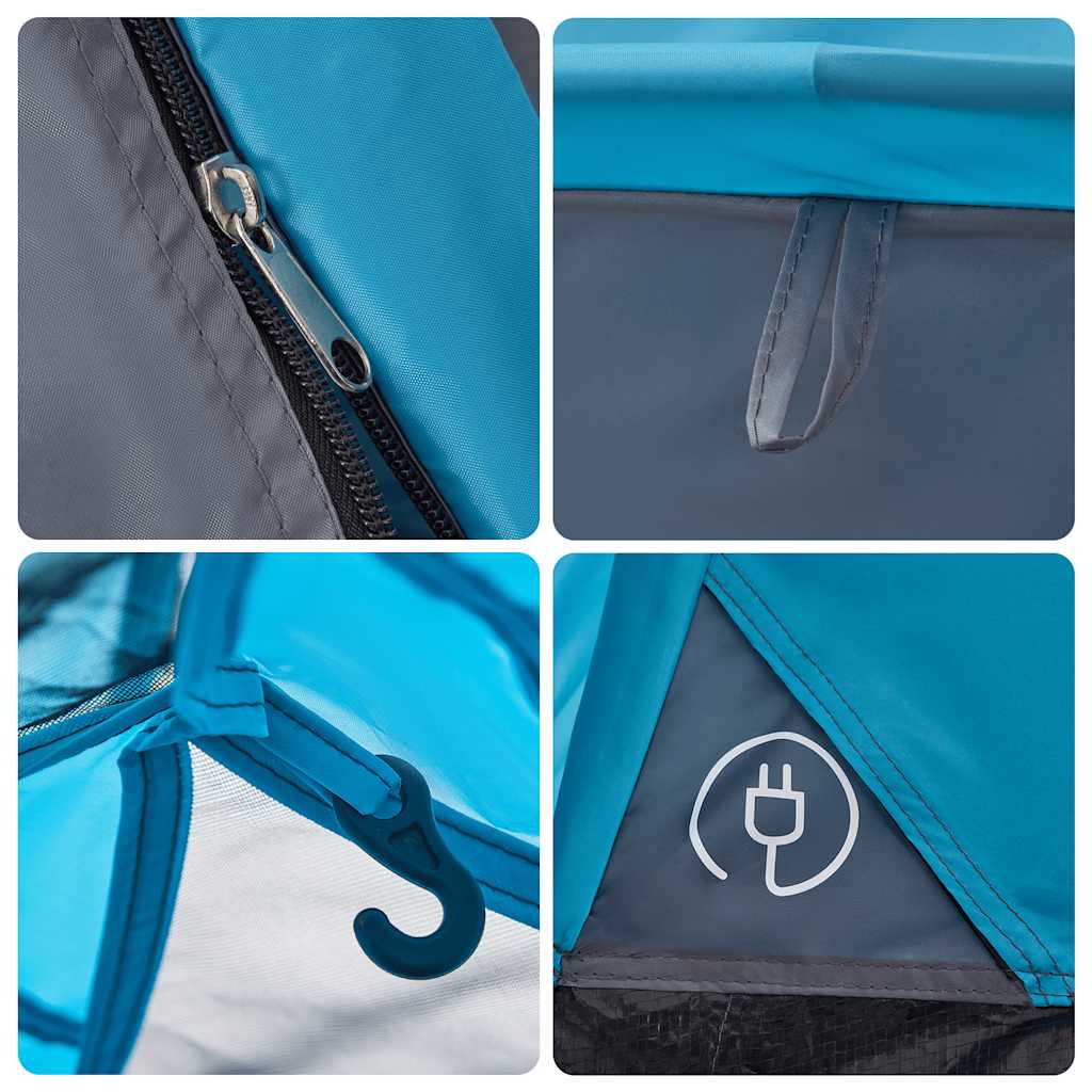 Kuppel-Campingzelt 3 Personen Grün Quick Release