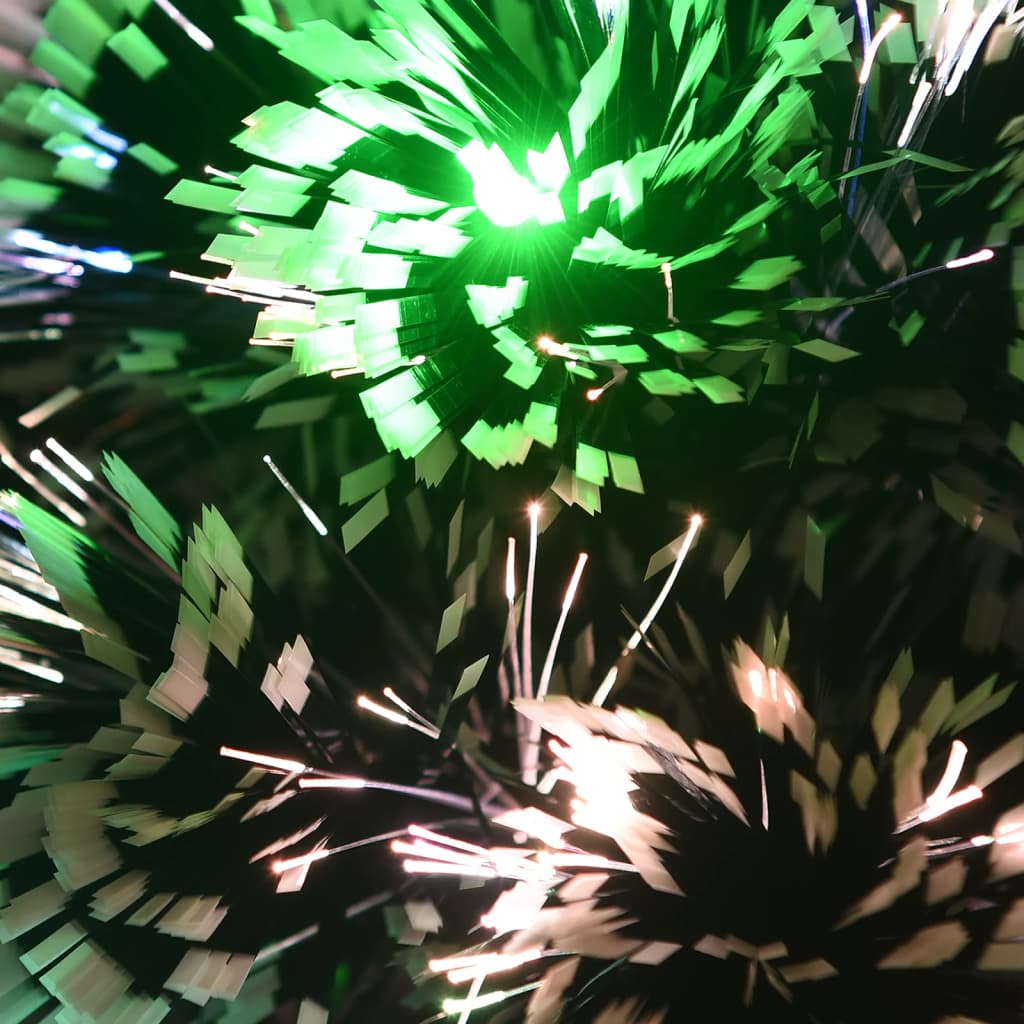 Vorbeleuchteter Weihnachtsbaum mit Ständer und LED 150 cm Glasfaser