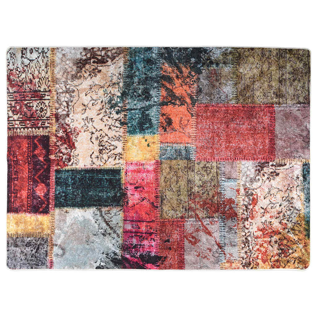 Teppich Waschbar Mehrfarbig 160x230 cm