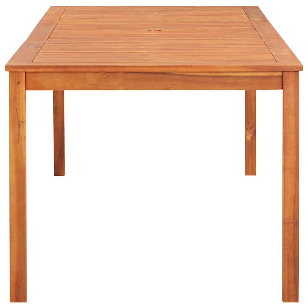 Gartentisch 150x90x74 cm Massivholz Akazie