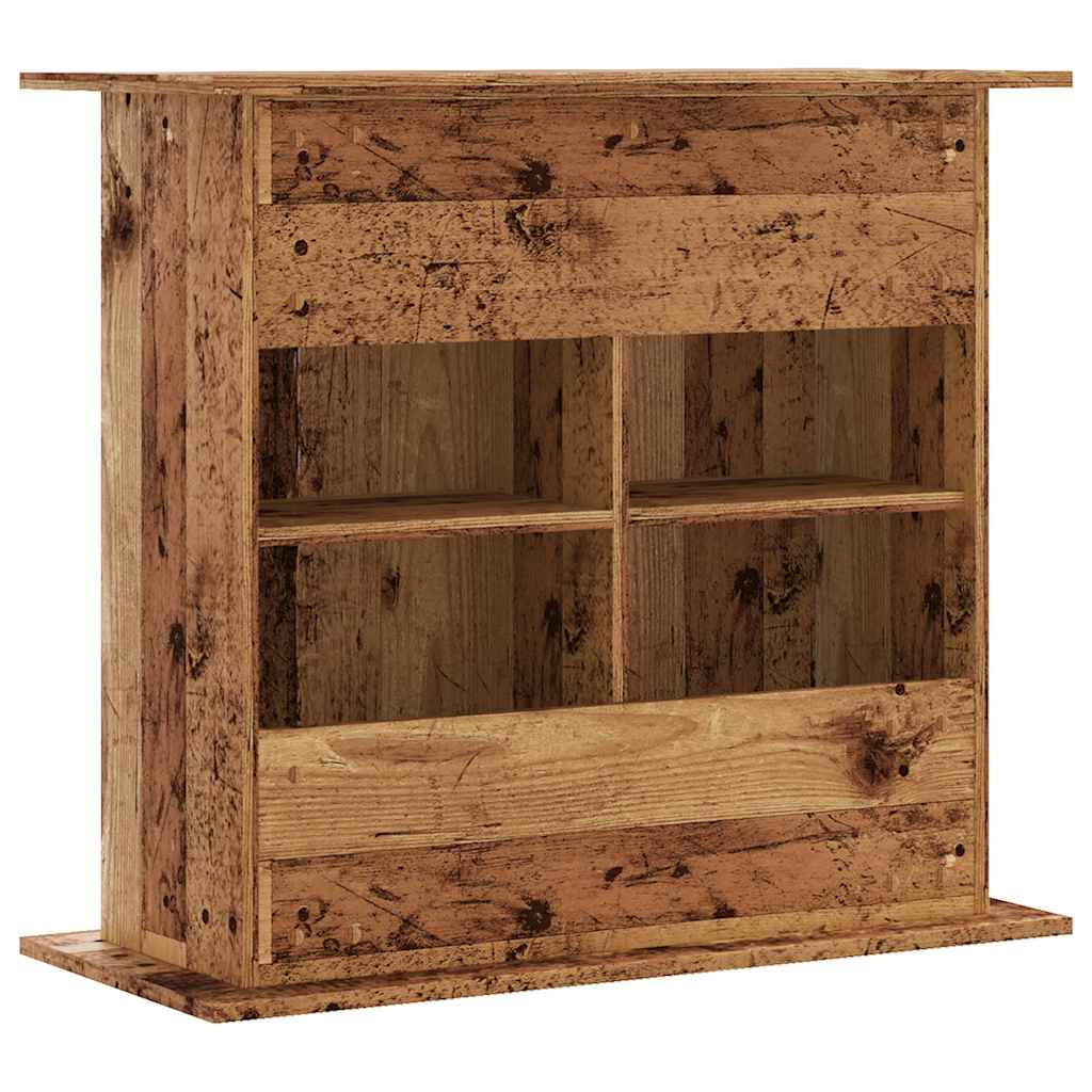 Aquariumständer Weiß 81x36x73 cm Holzwerkstoff