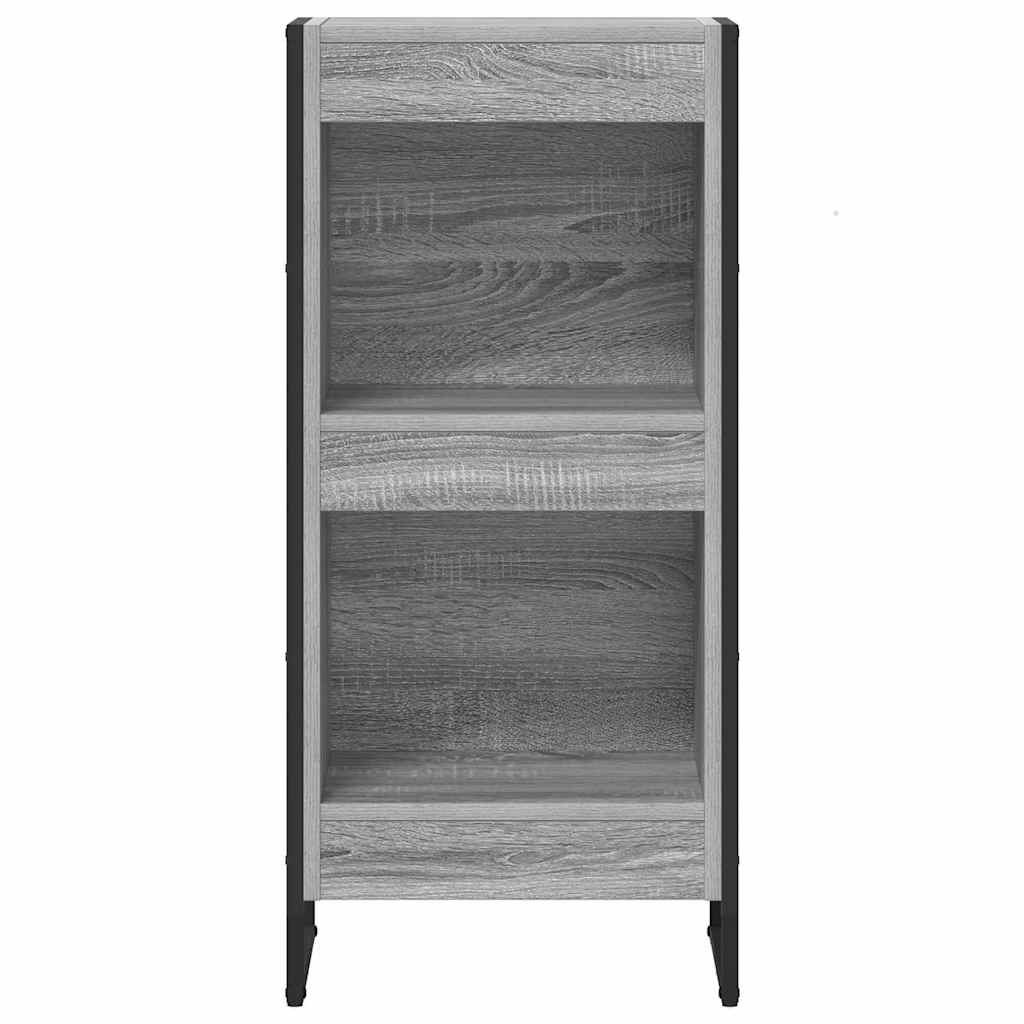 Bücherregal 2 pcs Schwarz Eichen-Optik 60 x 30 x 189,5 cm