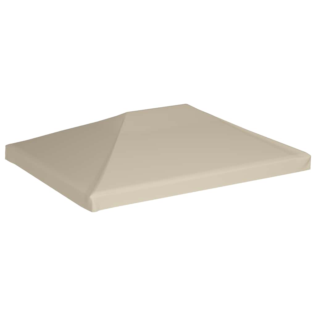 Pavillondach 310 g/m² 4x3 m Cremeweiß