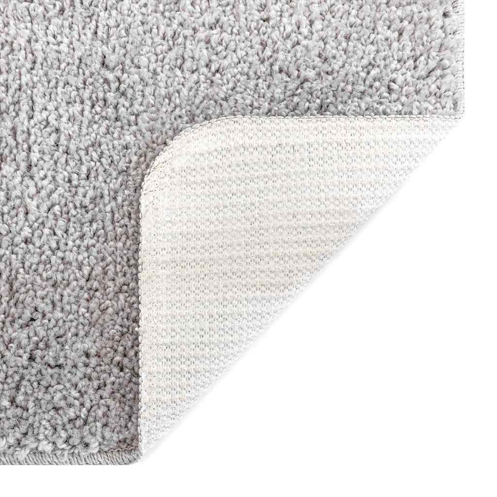 Rutschfeste Badematte mit Toilettenausschnitt Dunkelgrau
