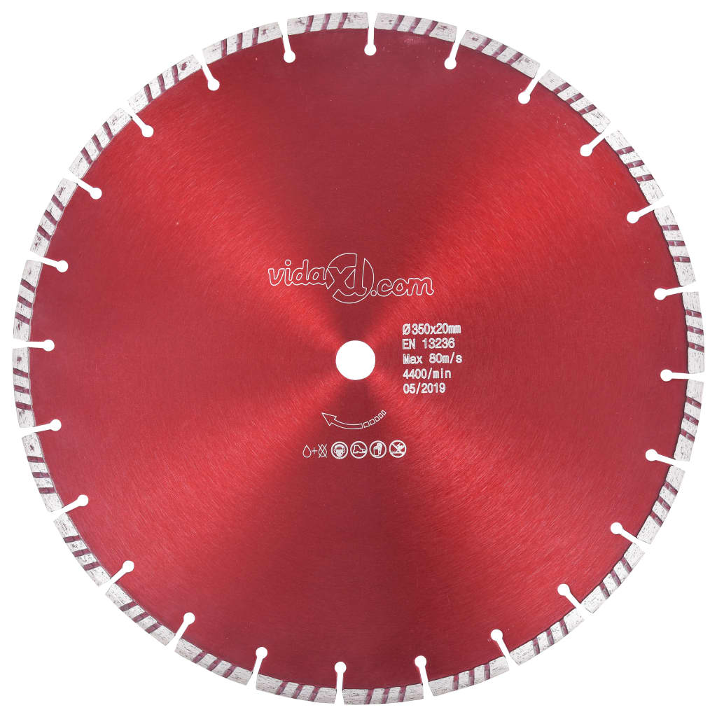 Diamant-Trennscheibe mit Turbo Stahl 300 mm