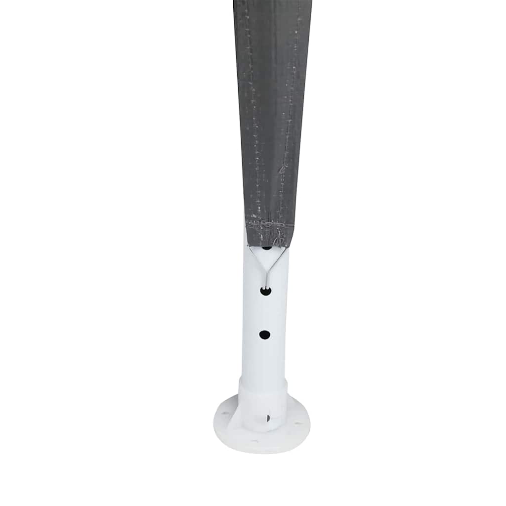 Party-Zelt Weiß 400 x 400 x 266 cm Polyethylen und Stahl