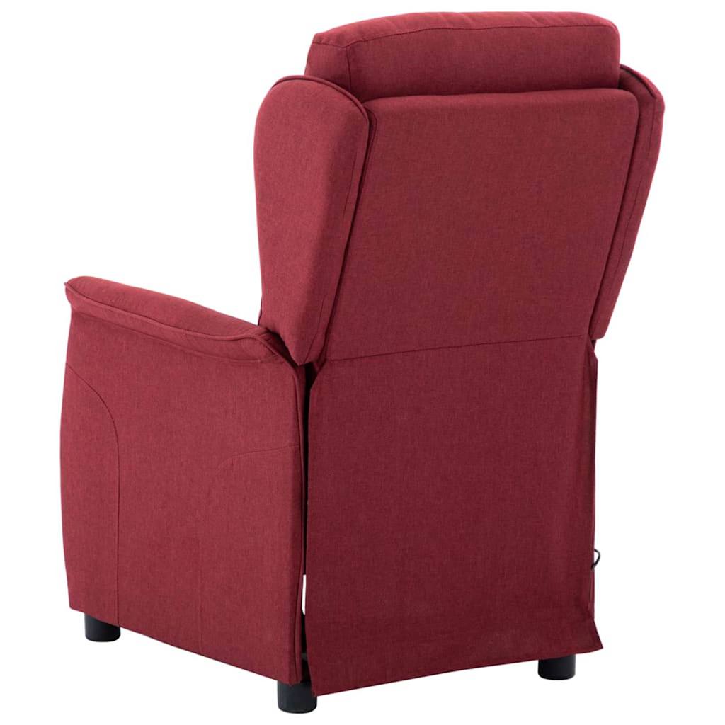 Massagesessel mit Kissen Hellgrau 93,5 x 67,5 x 101,5 cm Stoff