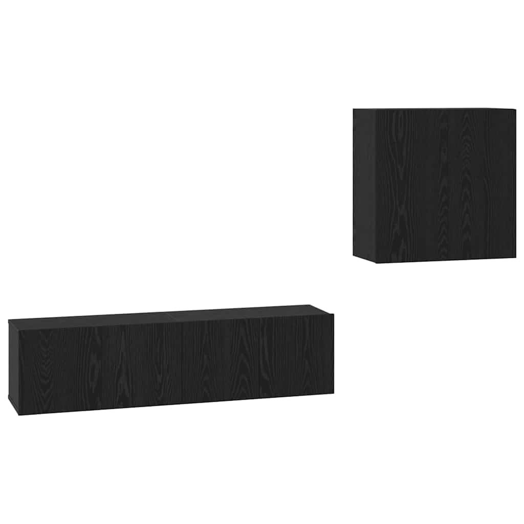 4-tlg. TV-Schrank-Set Weiß Holzwerkstoff