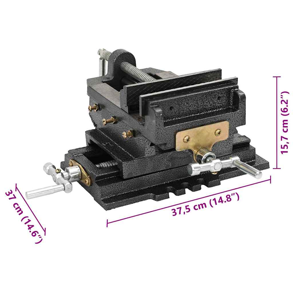 Schraubstock Kreuztisch Handbetrieben 70 mm