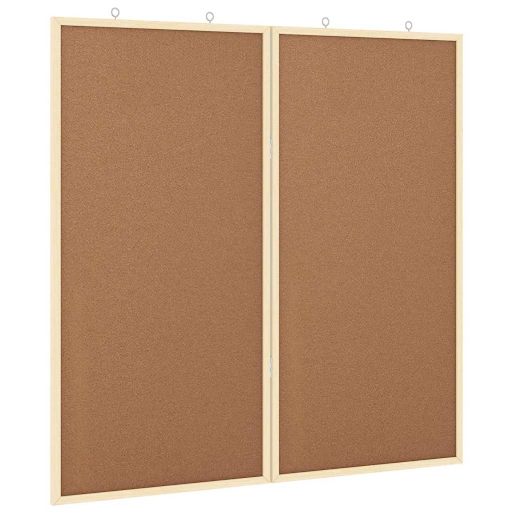 Info-Tafel Weiß 80 x 80 x 1,4 cm Massivholz Kiefer