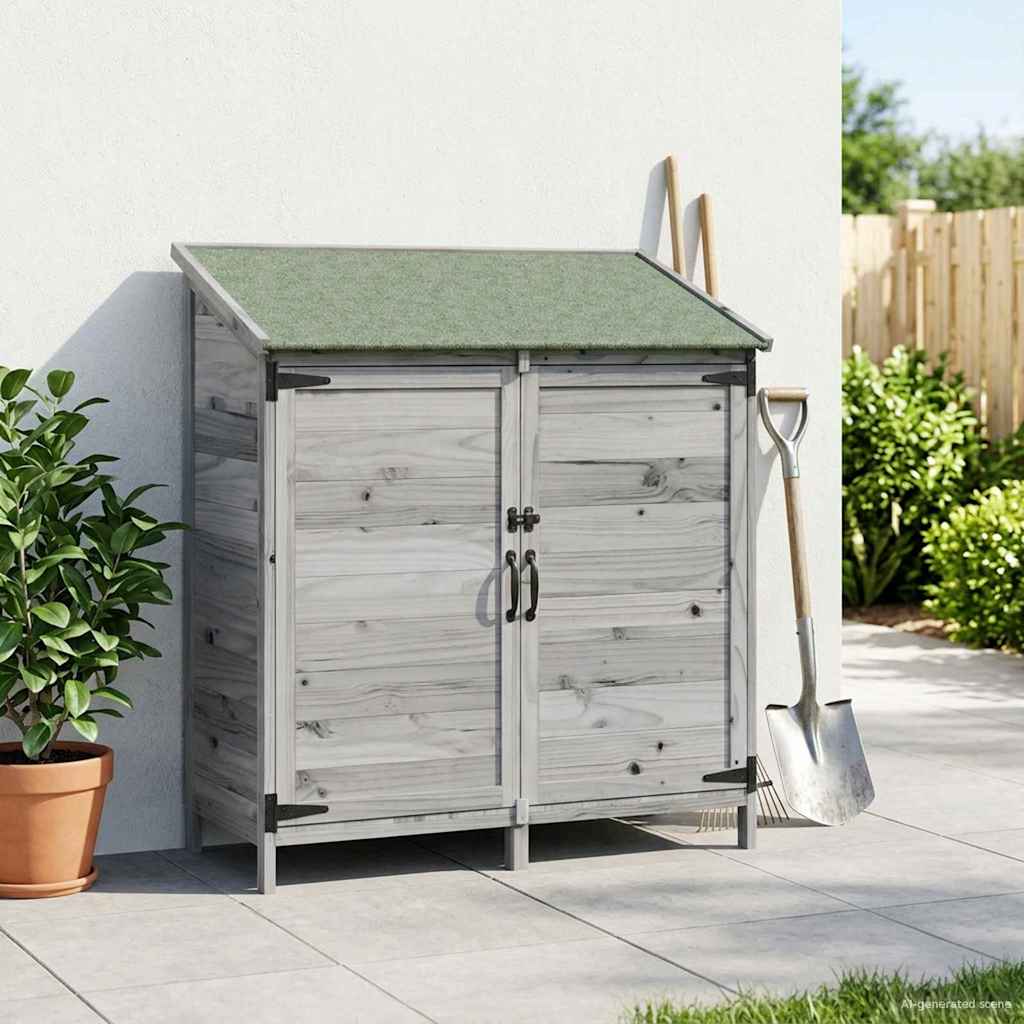 Gartenschuppen Natur 59 x 56 x 113,5 cm Massivholz aus Fichte