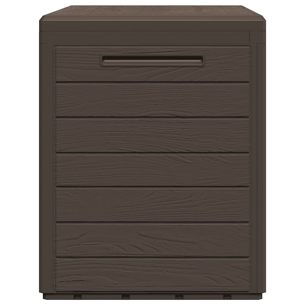 Gartentruhe Braun 58,5x46x55 cm Polypropylen