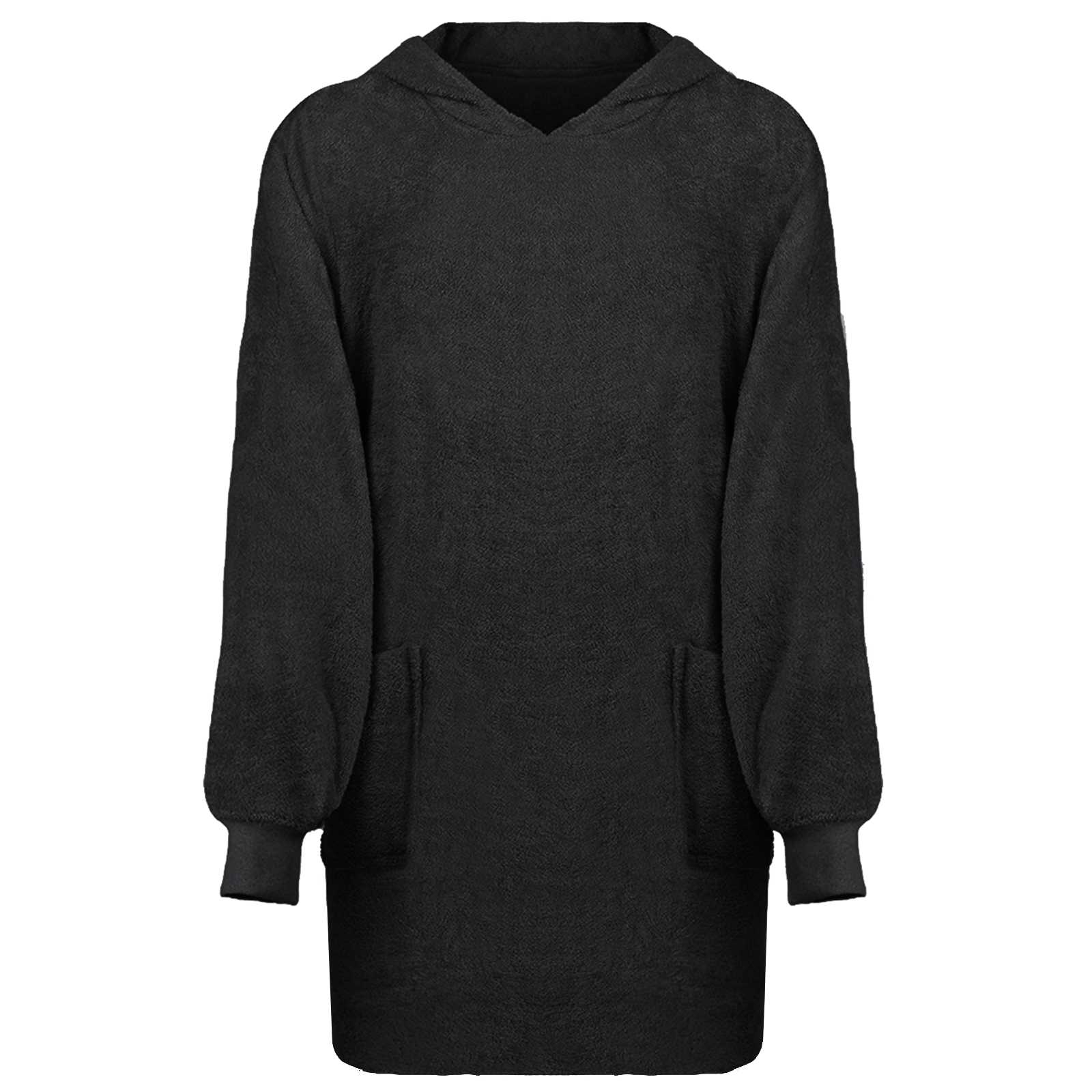 Decken-Hoodie KINN Creme L Baumwolle