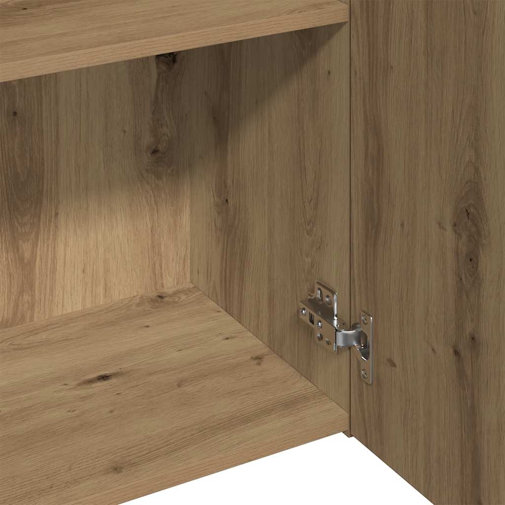 Aktenschrank Weiß 60x32x153 cm Holzwerkstoff