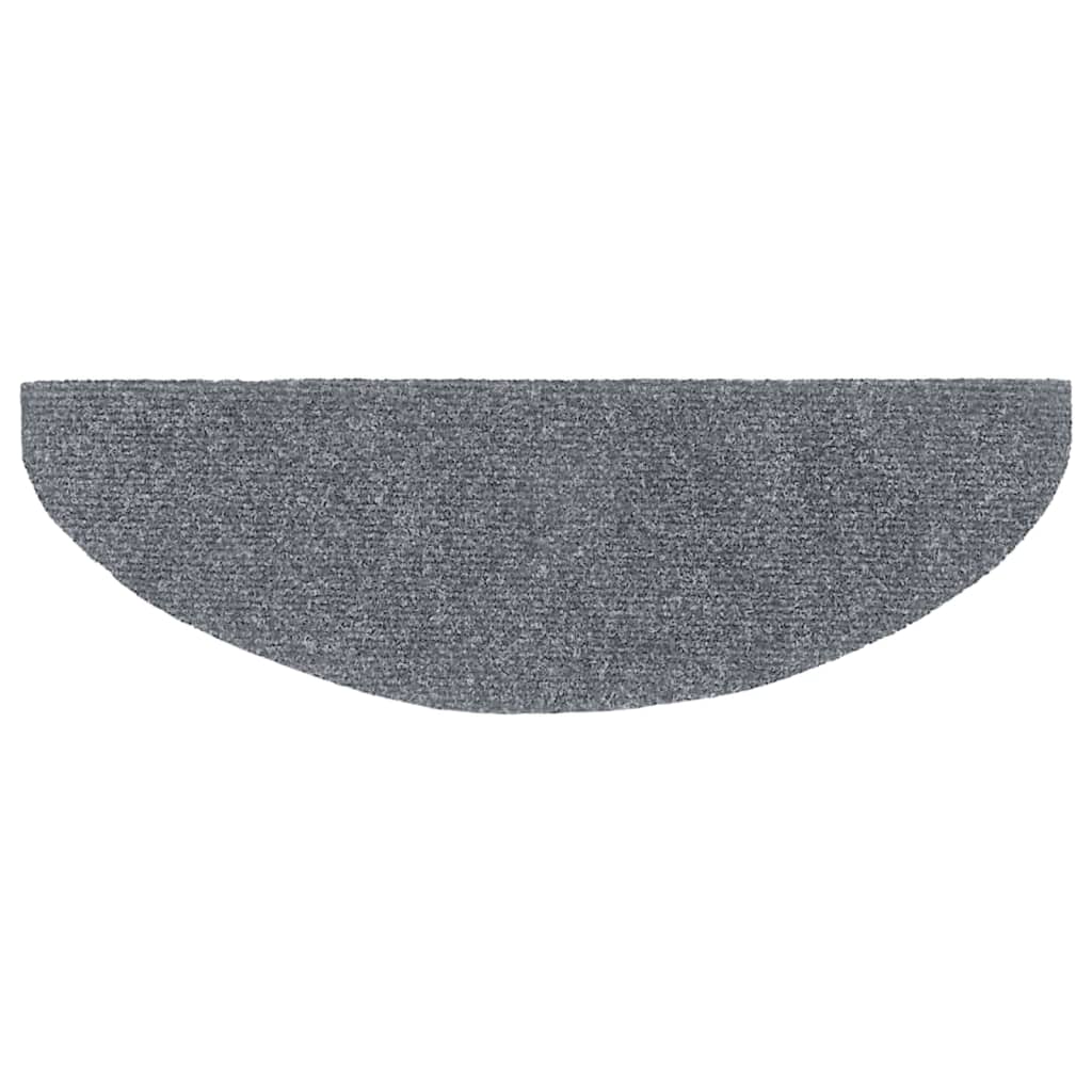 Stufenmatten Selbstklebend 15 Stk. 56x17x3 cm Hellbraun Halbrund