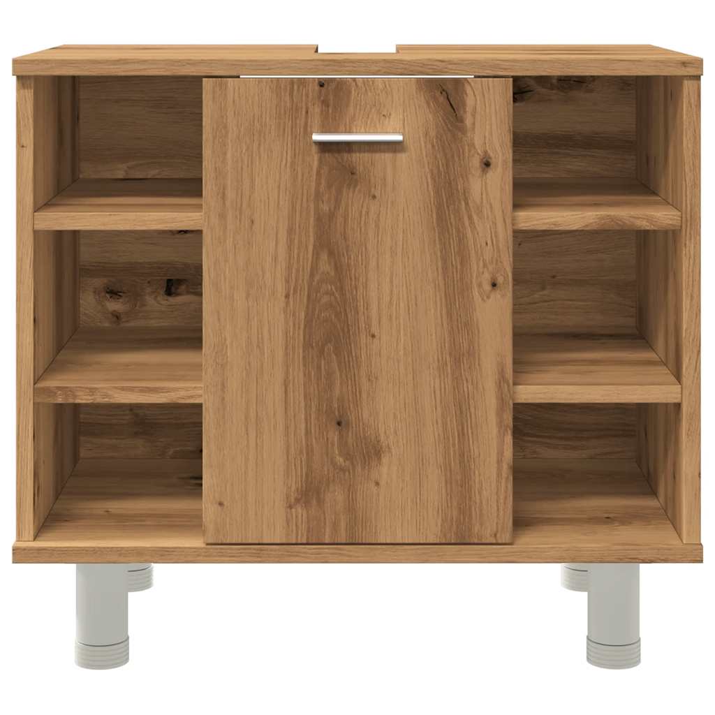 Badezimmerschrank Weiß 60x32x53,5 cm Holzwerkstoff